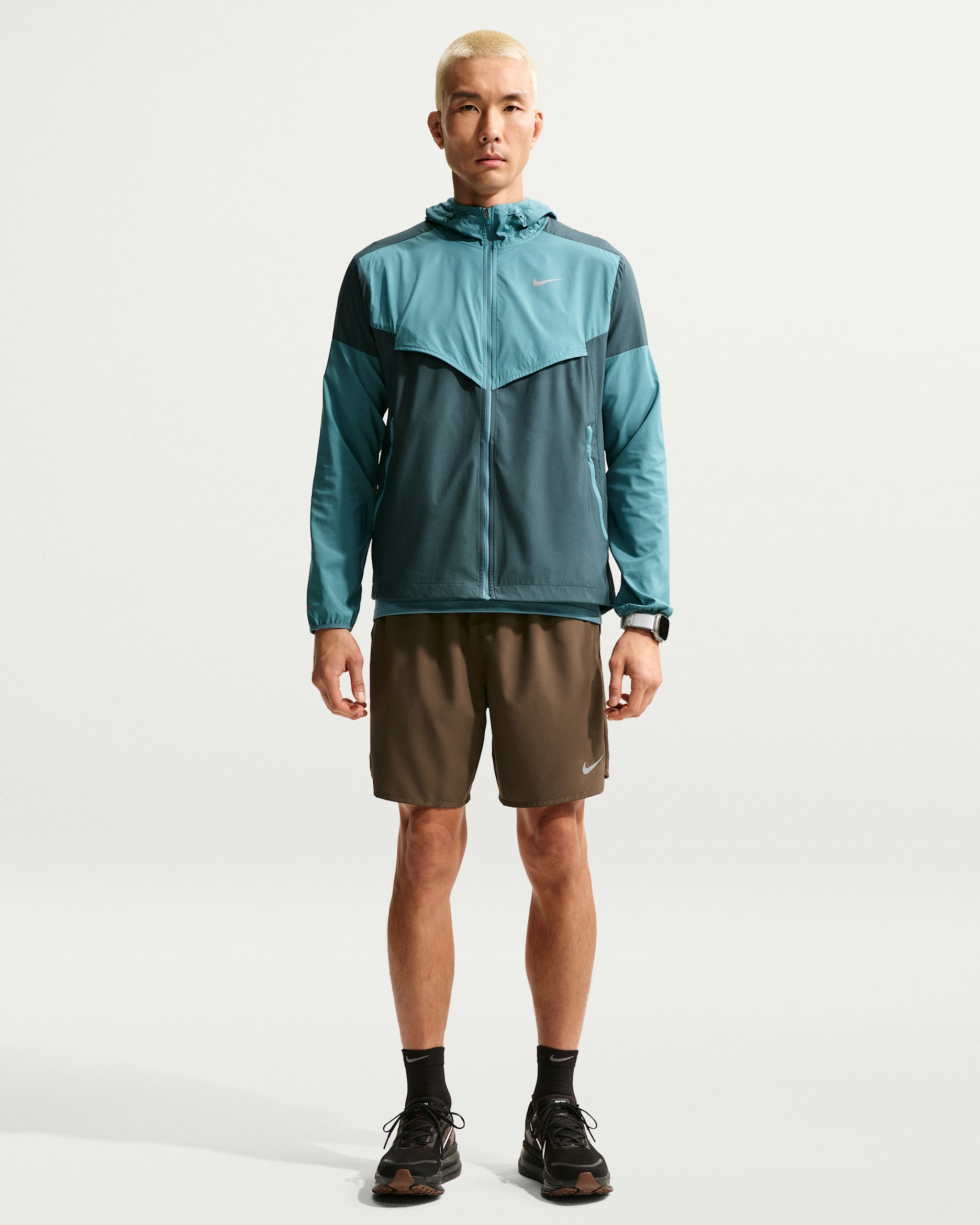 Nike Challenger Men's Dri-FIT 18cm (approx.) Unlined Running Shorts - Dark Hazel/Dark Hazel/Black