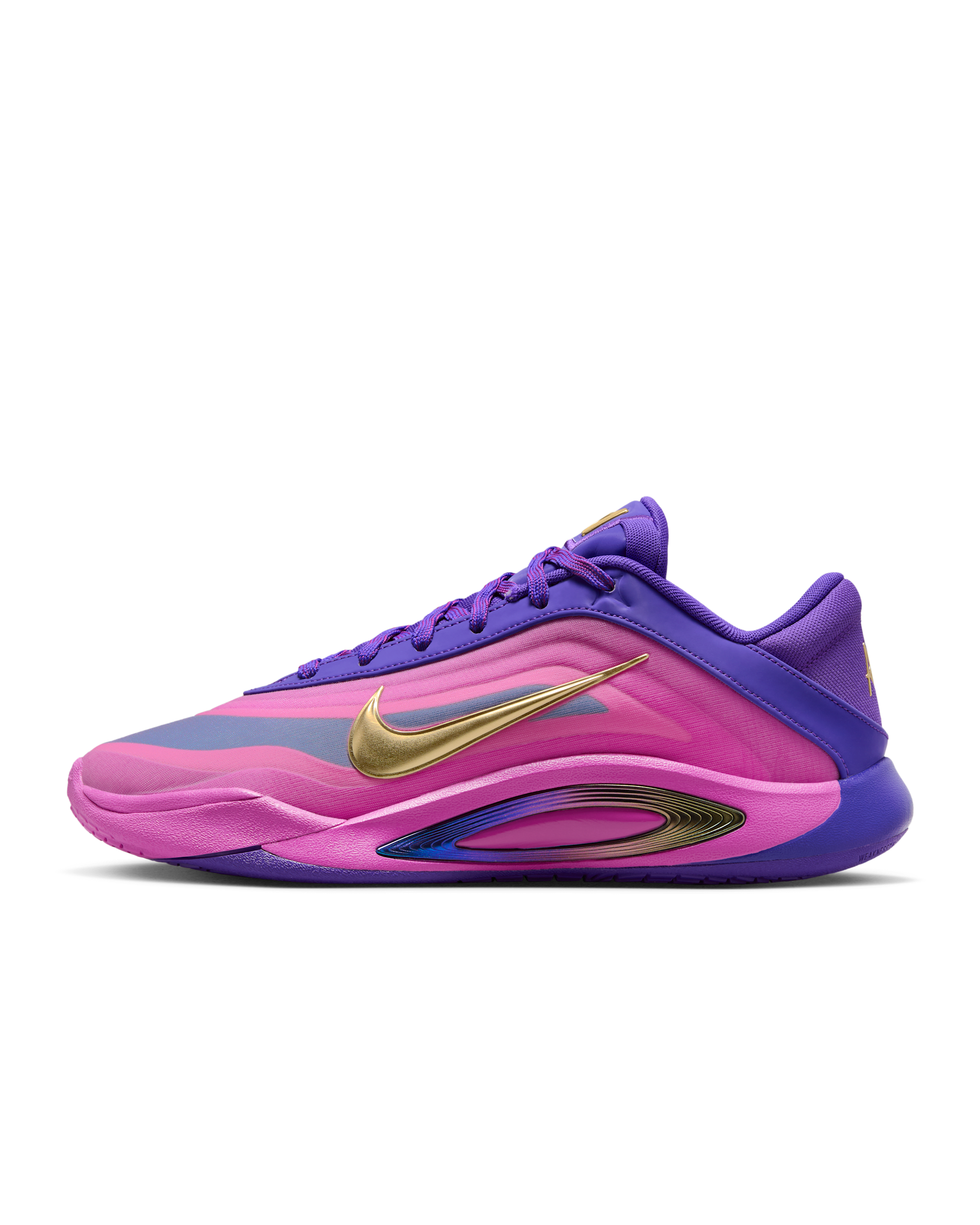 A'One "Unapologetic" A'ja Wilson Basketball Shoes - Fierce Purple/Hyper Violet/Hyper Magenta/Metallic Gold