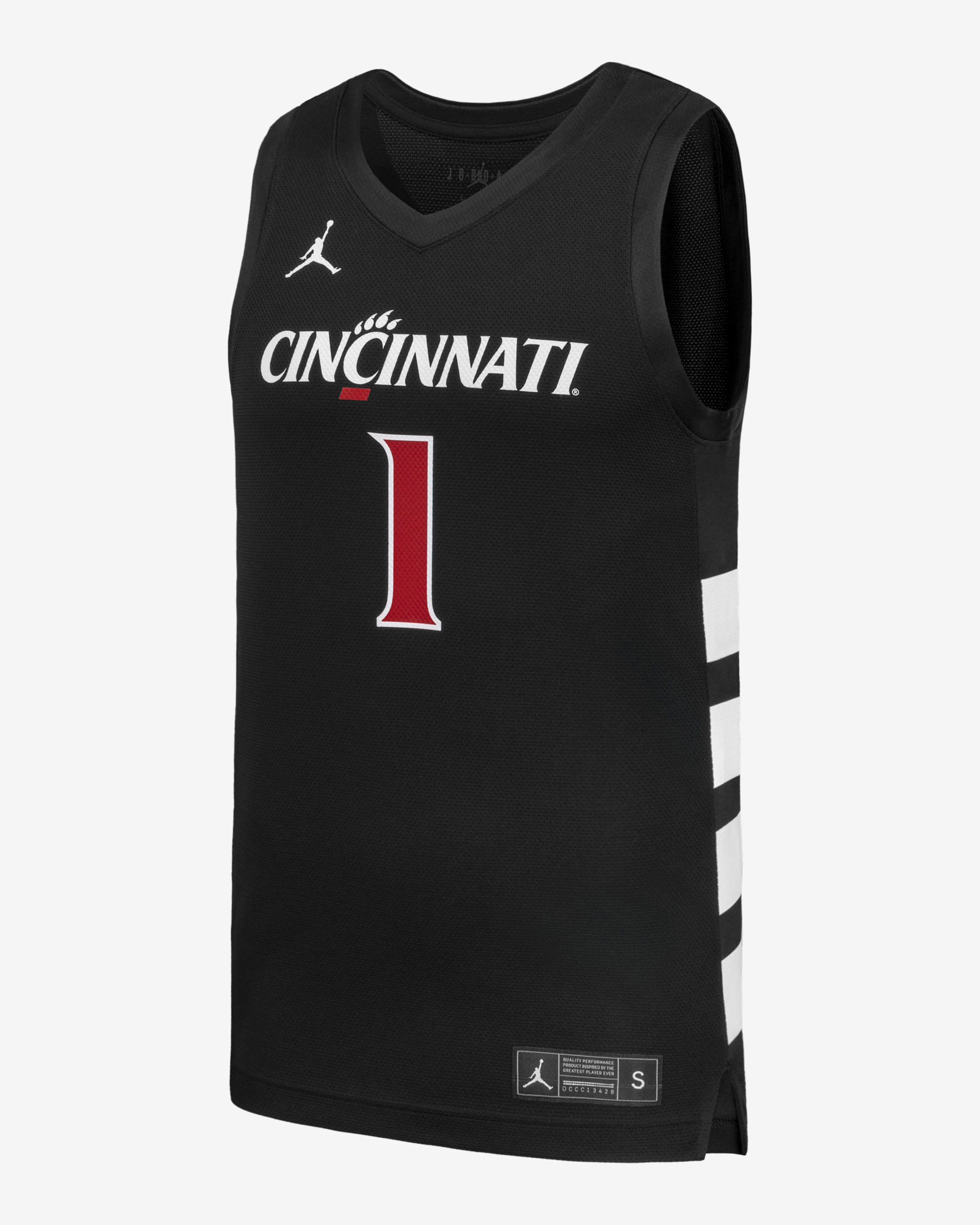 Cincinnati Men's Basketball Nike College Replica Jersey - Black