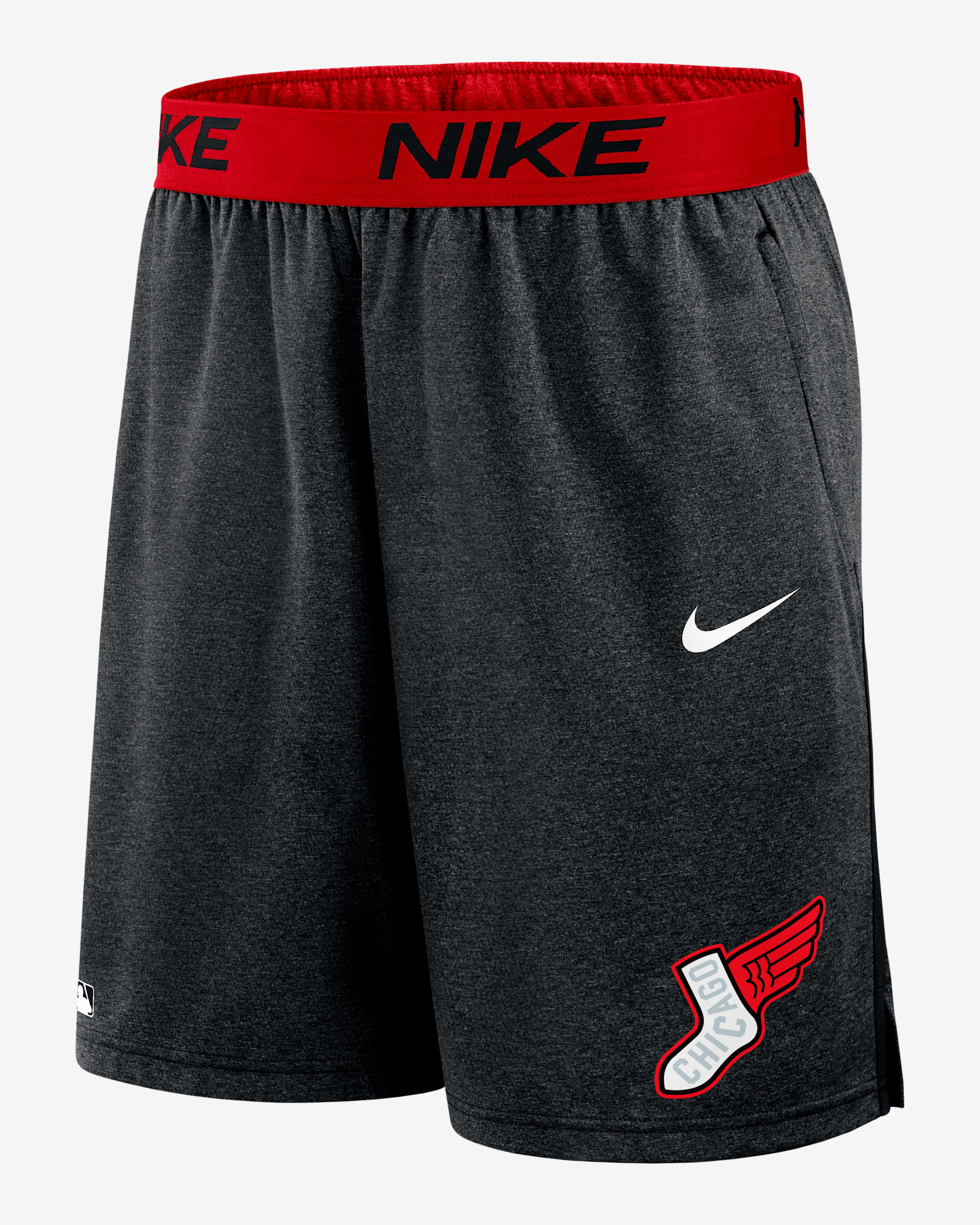 Shorts Nike Dri-FIT de la MLB para hombre Chicago White Sox Authentic Collection City Connect - Negro