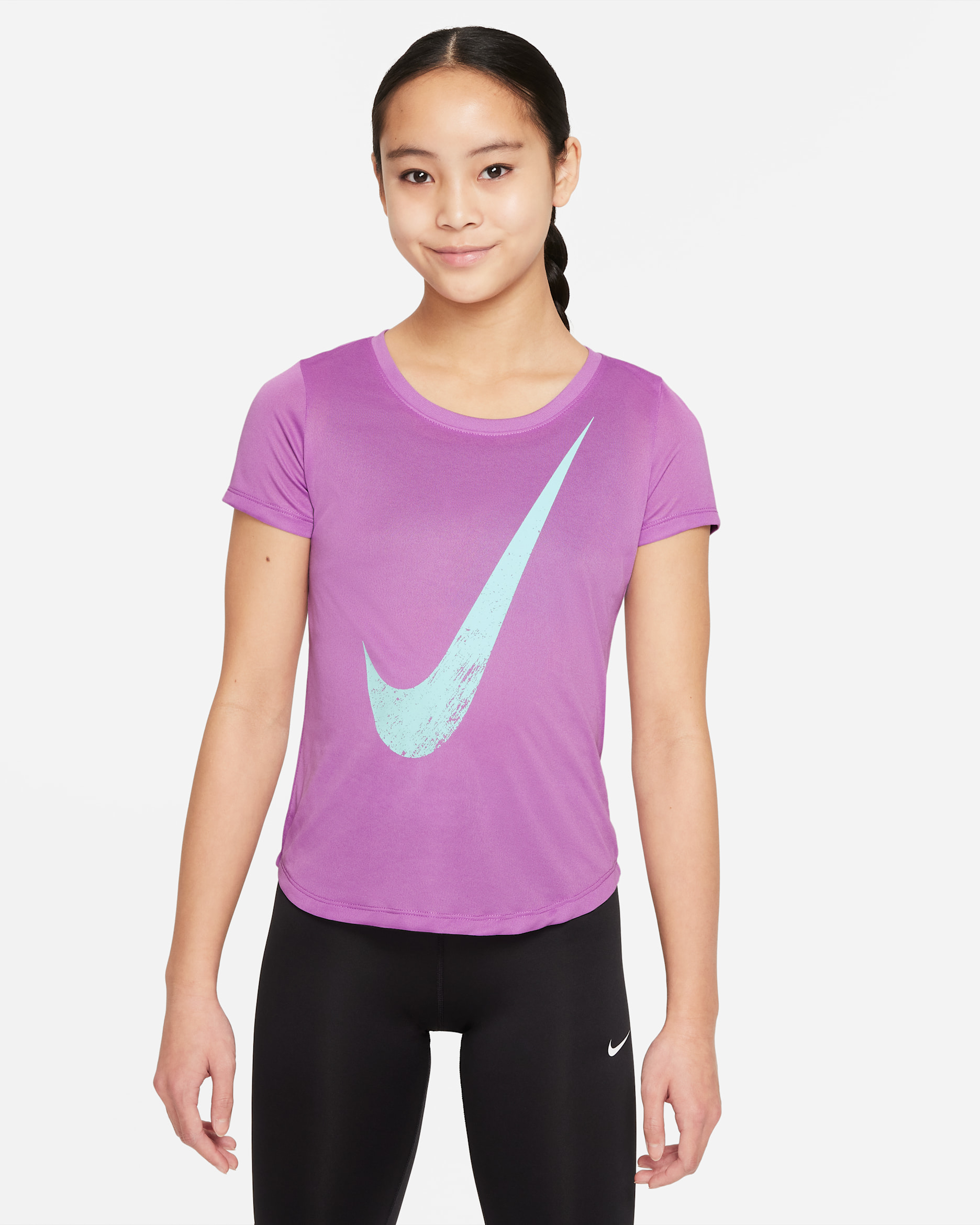 Nike Older Kids' (Girls') T-Shirt - Violet Shock