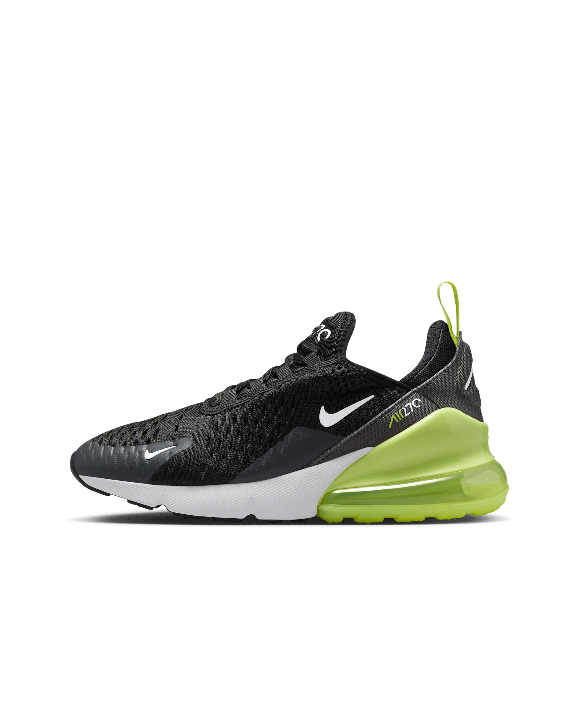 Nike Air Max 270 Big Kids' Shoes - Light Lemon Twist/Black/Anthracite/White