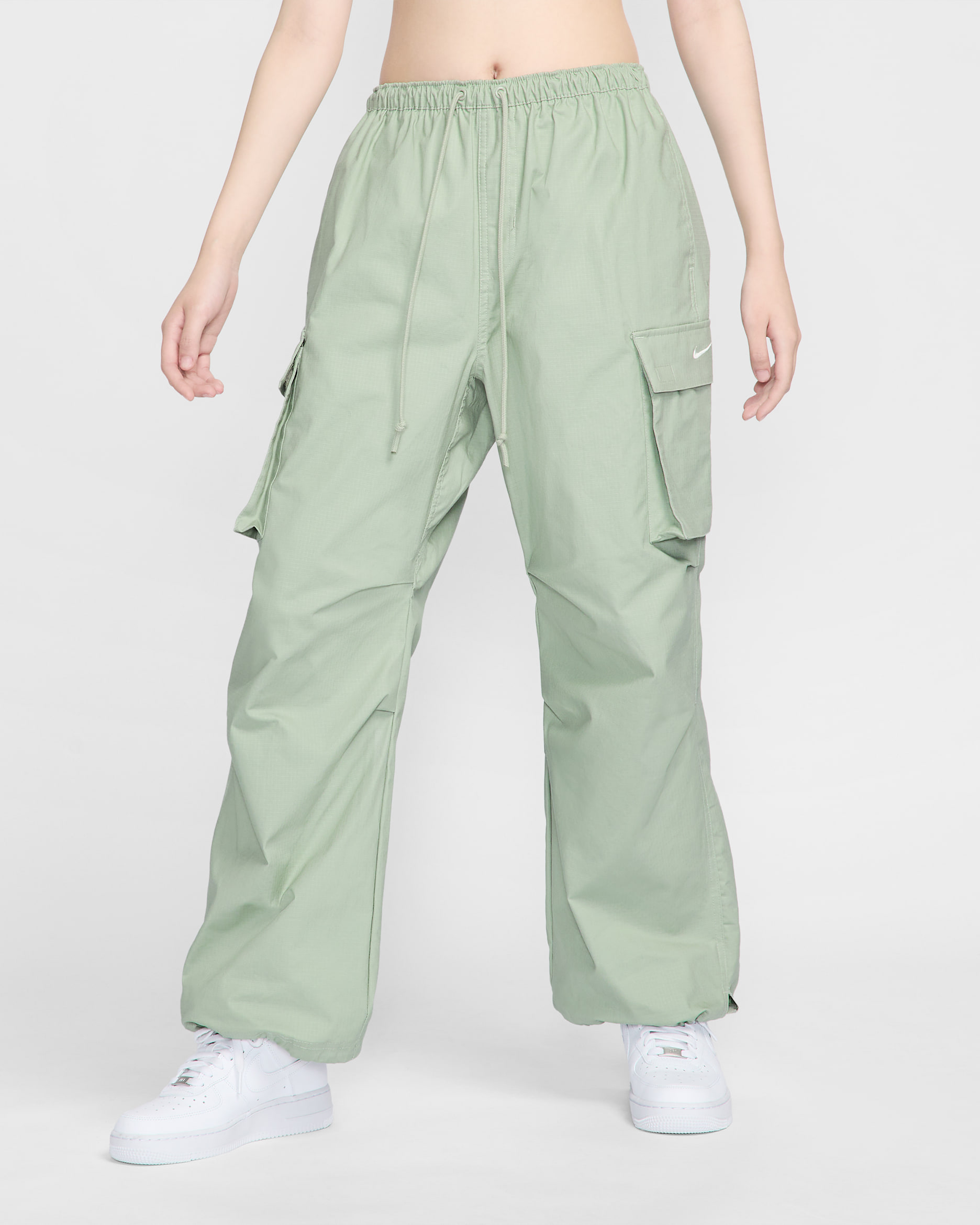Nike Sportswear Women's Mid-Rise Cargo Trousers - Jade Horizon/Sail