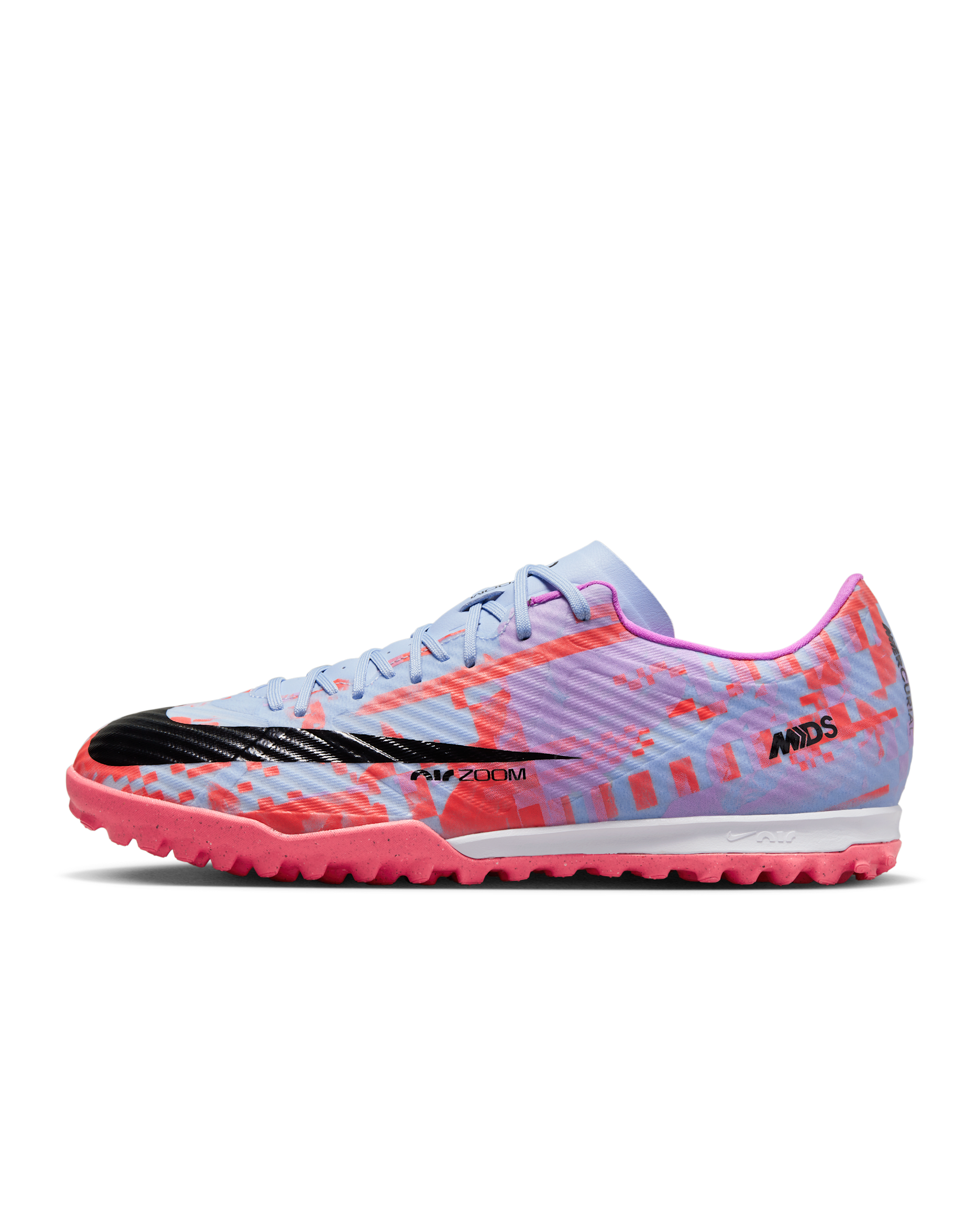 Nike Zoom Mercurial Dream Speed Vapor 15 Academy TF Turf Football Shoes - Cobalt Bliss/Fuchsia Dream/Hot Punch/Black