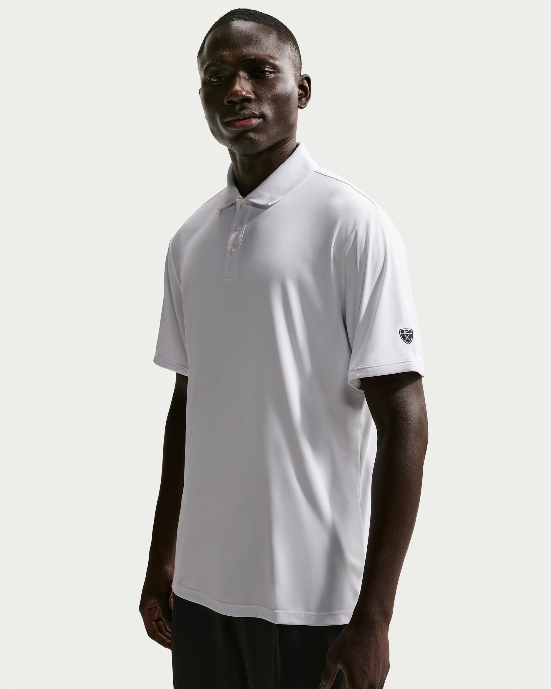 Polo de golf Dri-FIT para hombre Nike Par - Blanco/Blanco