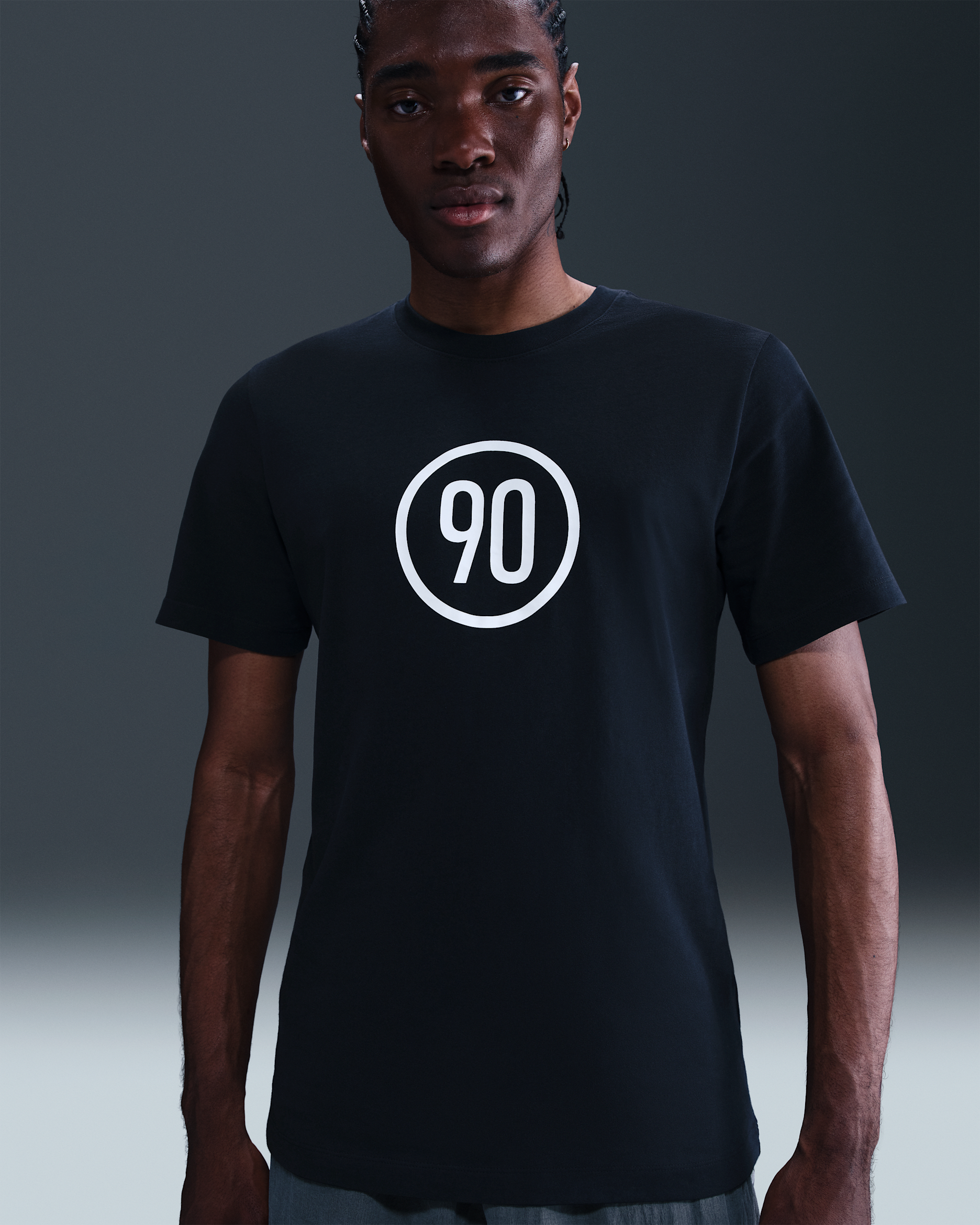 T-shirt de foot Nike Total 90 pour homme - Noir