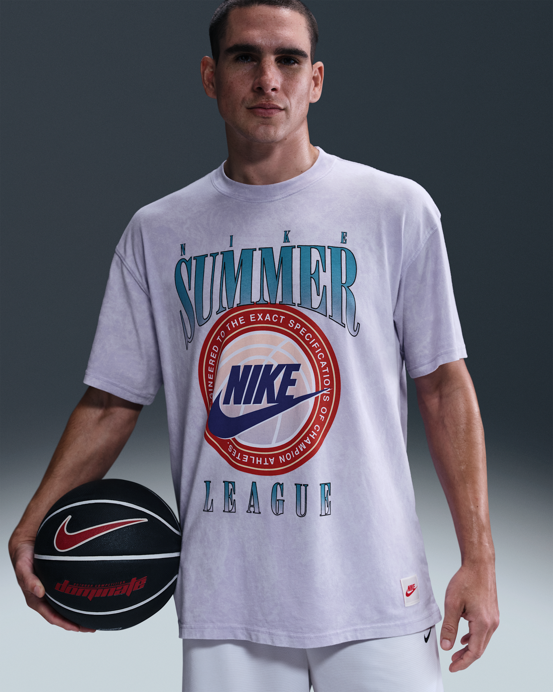 Playera de básquetbol Max90 para hombre Nike - Hortensias