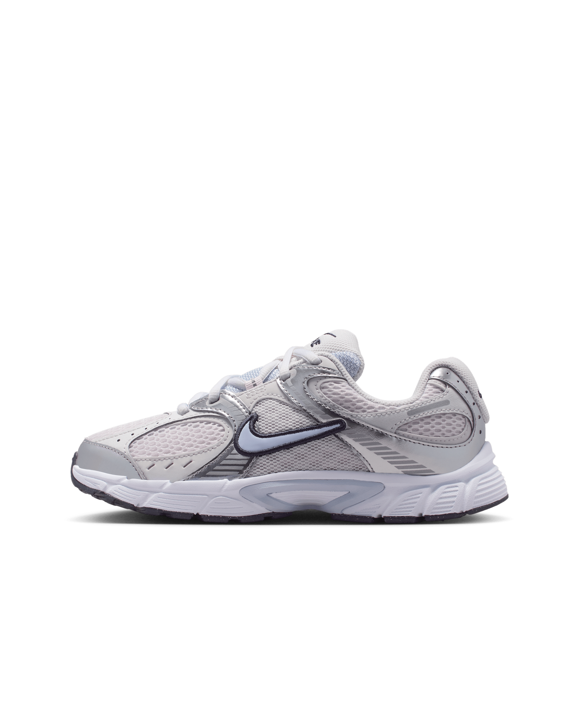 Tenis para niños grandes Nike V5 RNR - Violeta claro/Plata metalizado/Morado cueva/Fantasma