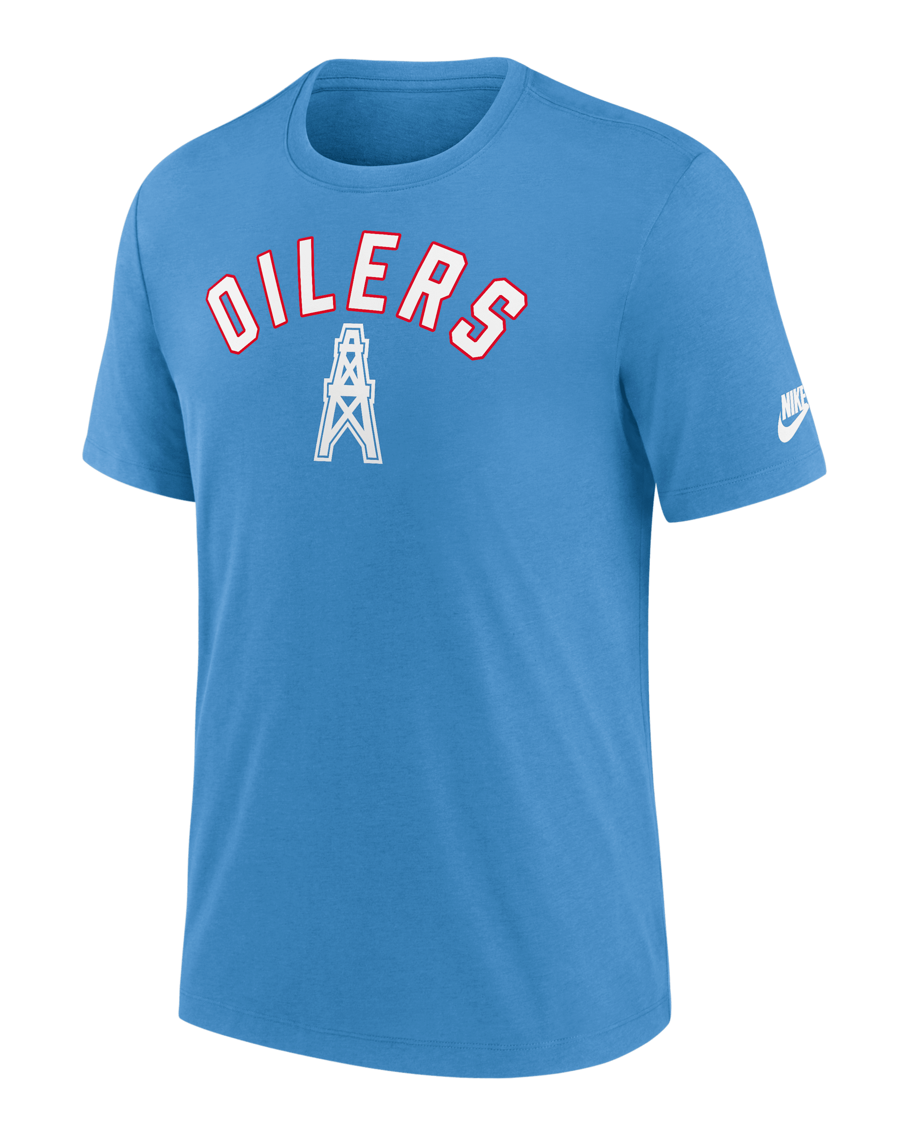 Playera Nike de la NFL para hombre Tennessee Titans Favorable Timeline - Azul claro