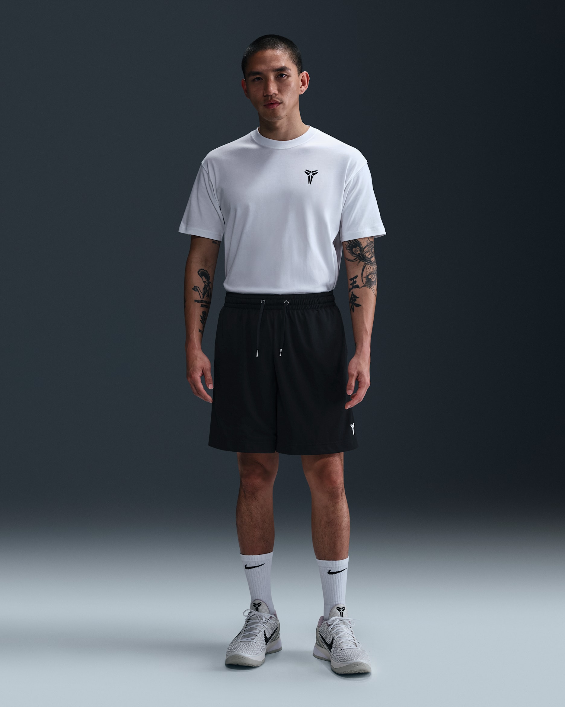 コービー Dri-FIT 15cm バスケットボールショートパンツ - ブラック/ブラック/ホワイト