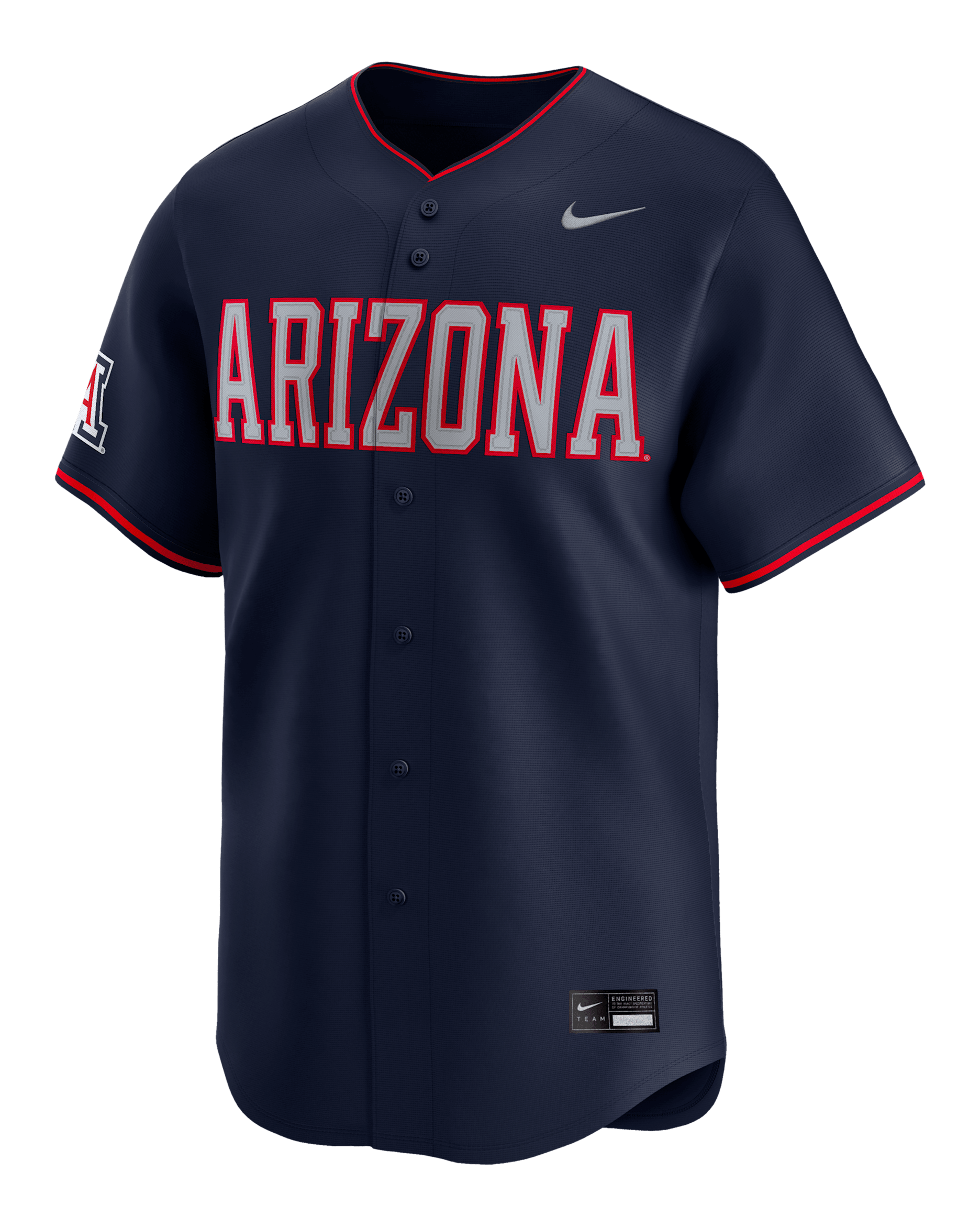 Arizona Wildcats Men's Nike College Limited Baseball Jersey - Navy