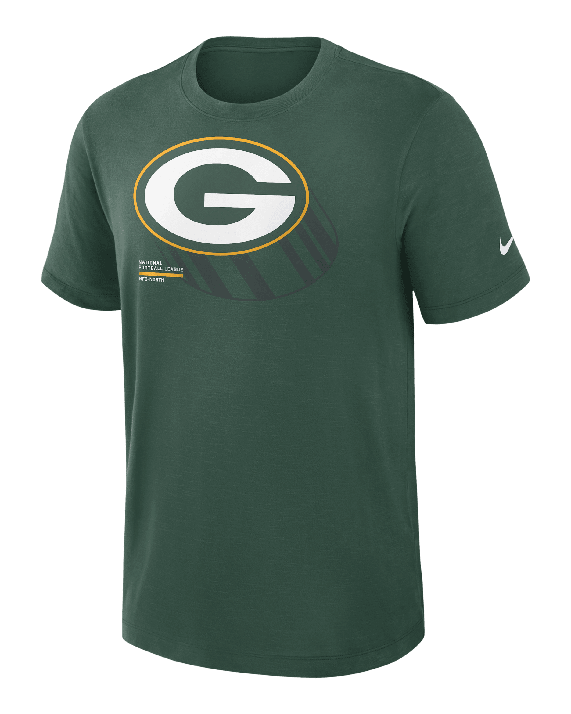 Green Bay Packers Slub Men's Nike Dri-FIT NFL T-Shirt - Green