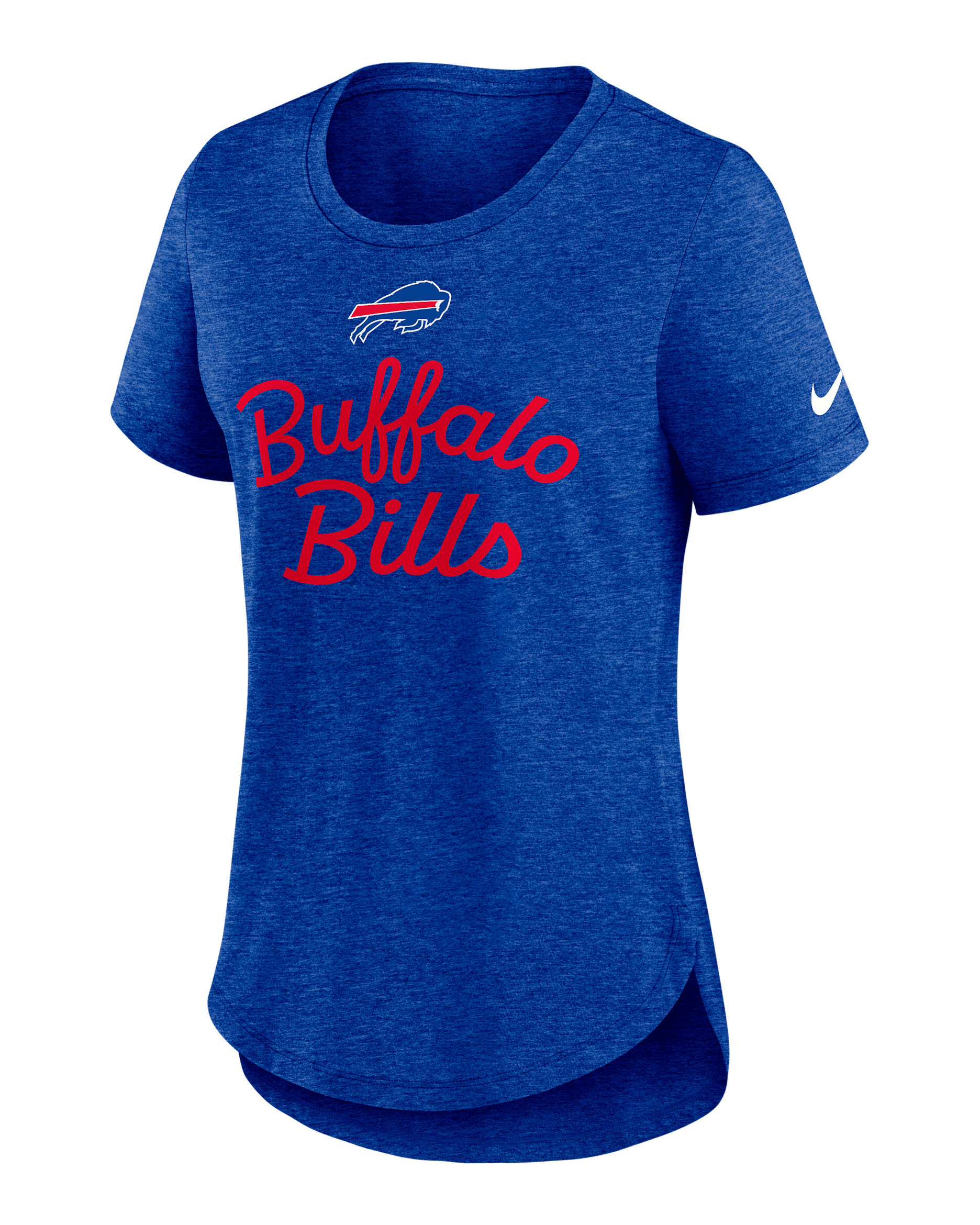 Playera Nike de la NFL para mujer Buffalo Bills Script - Royal