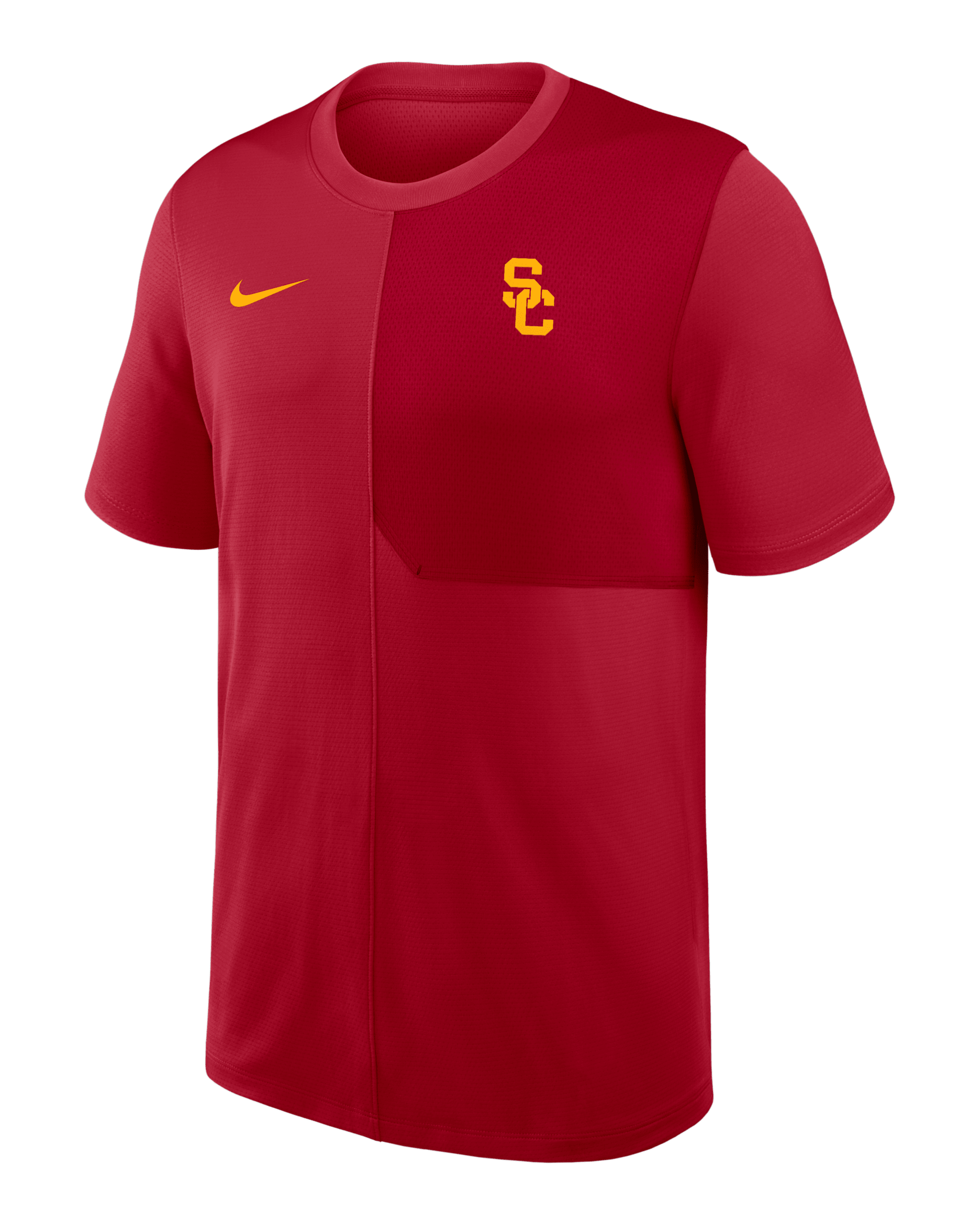 USC Sideline Coach Men's Nike Dri-FIT College Top - Crimson