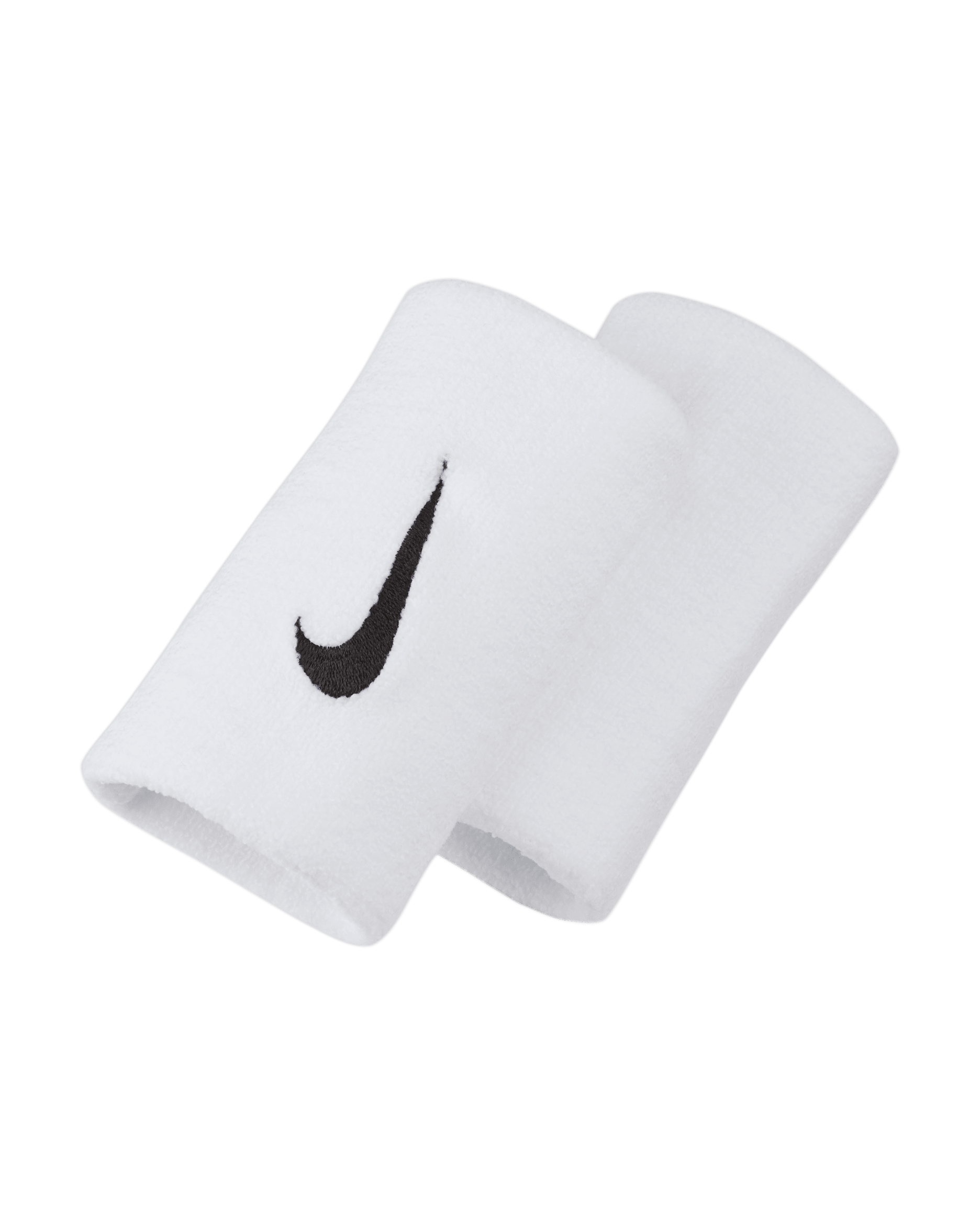 NikeCourt Premier Double-Wide Polsbandjes - Wit/Zwart/Zwart