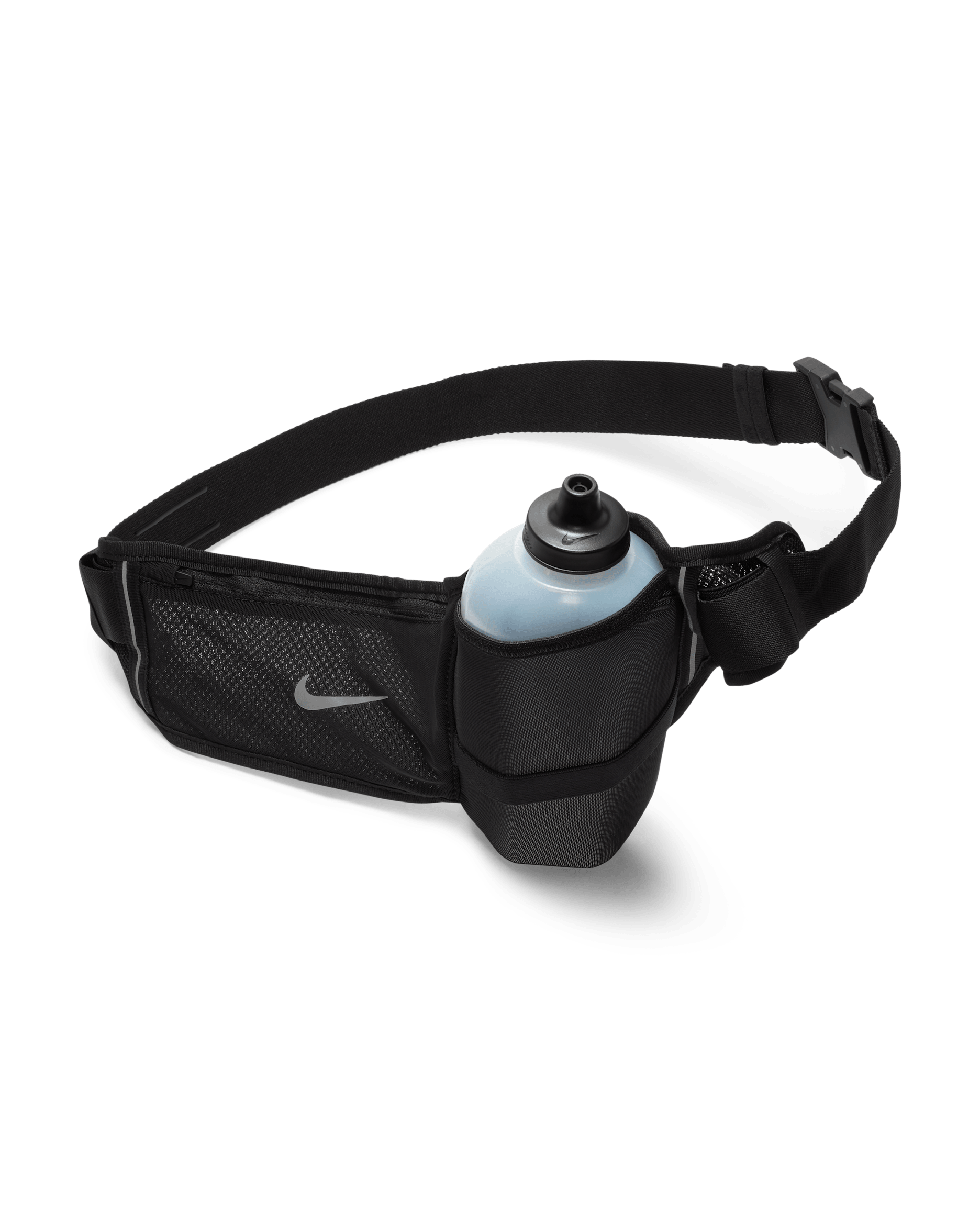 Nike 22 oz Flex Stride Running Hydration Belt - Black