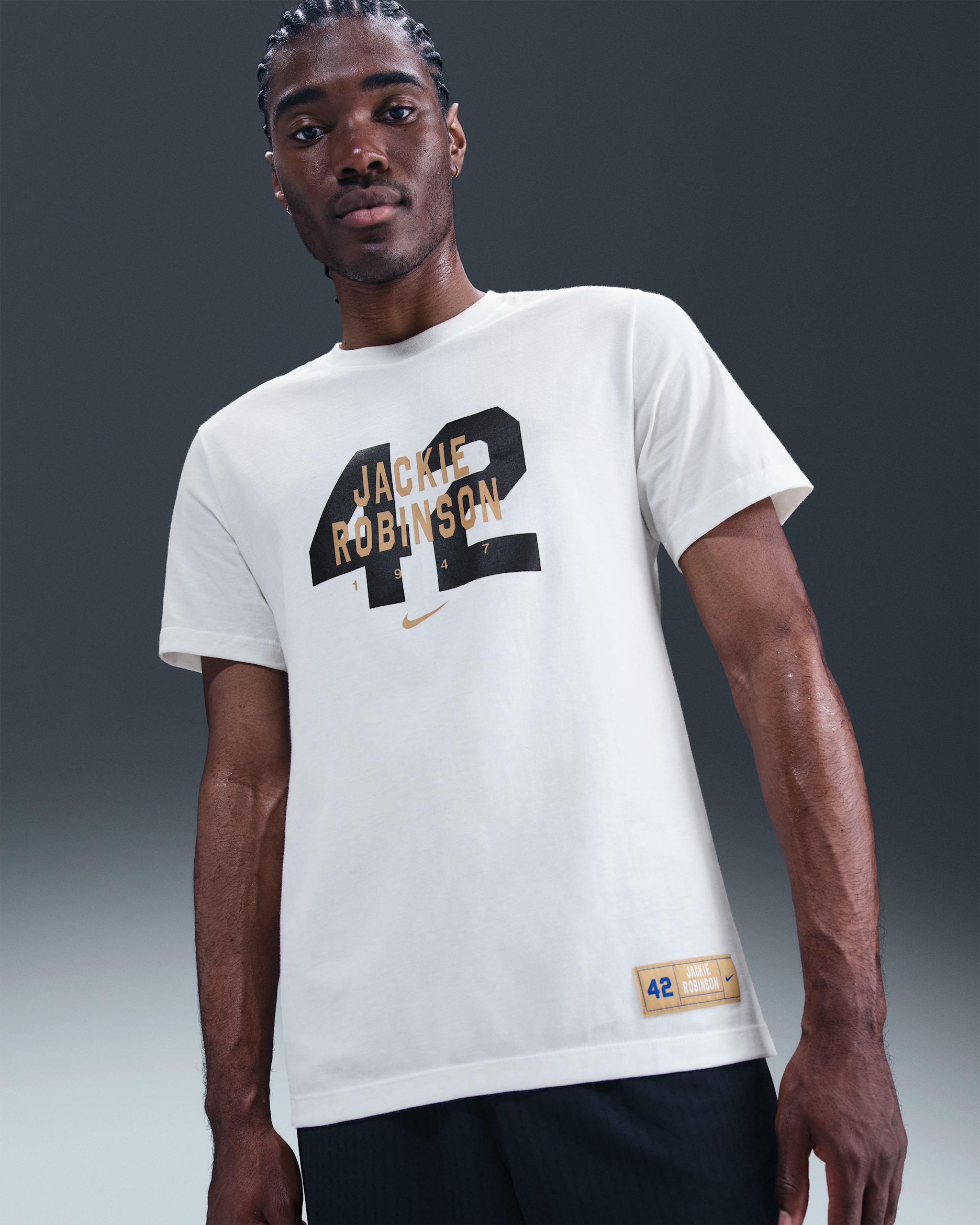 Nike "Jackie Robinson" Men's T-Shirt - Summit White