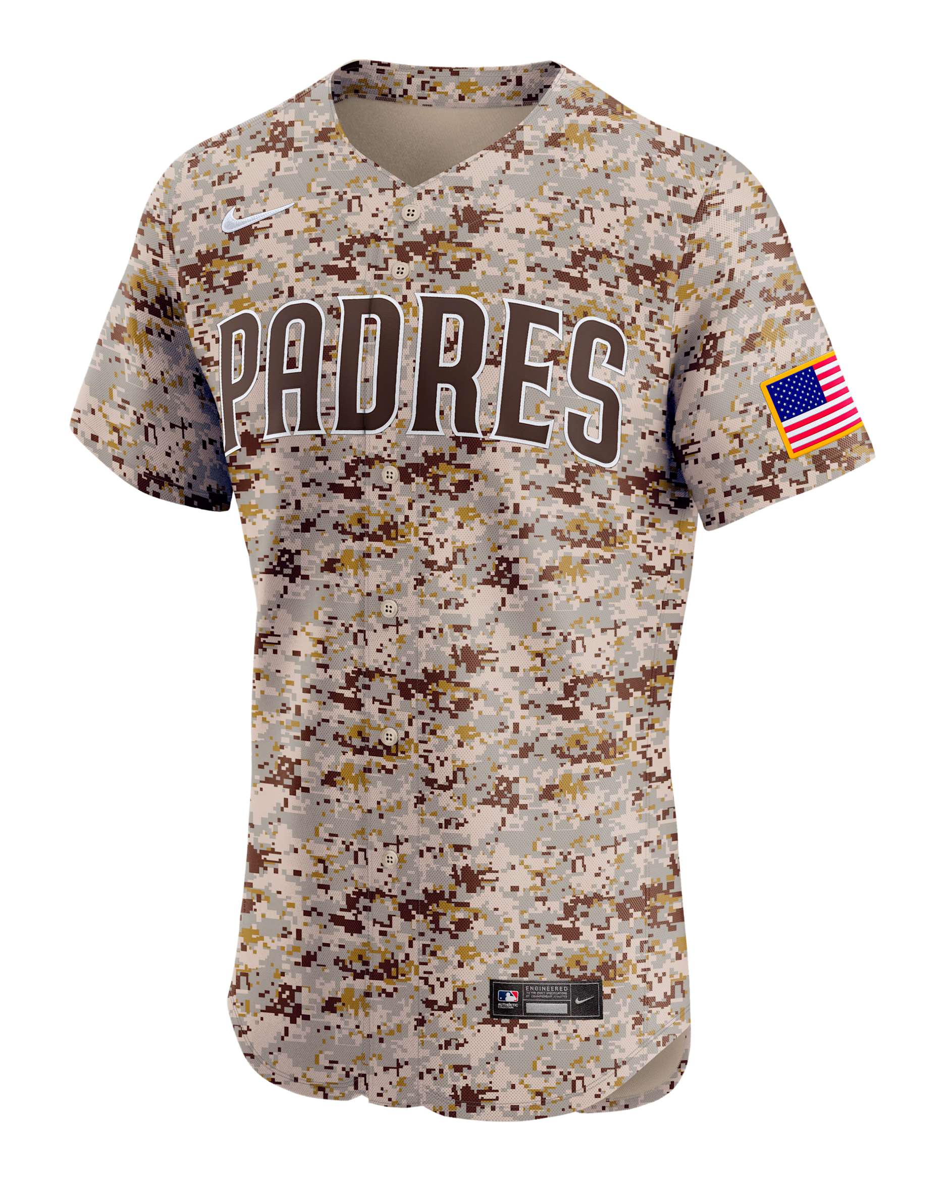 San Diego Padres Men's Nike Dri-FIT ADV MLB Elite Jersey - Cream