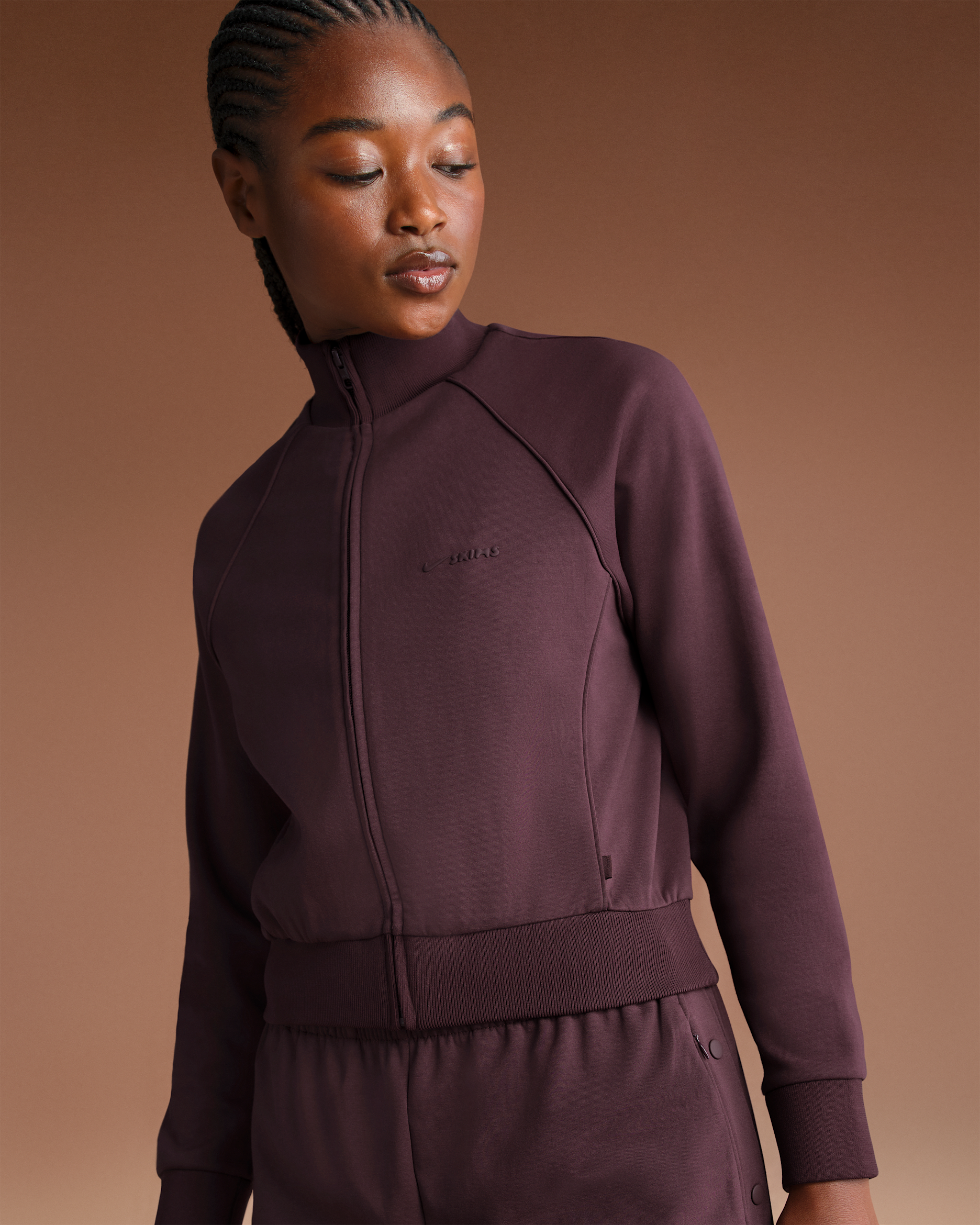 NikeSKIMS Matte Tricot Women's Track Jacket - NSKM CURRANT