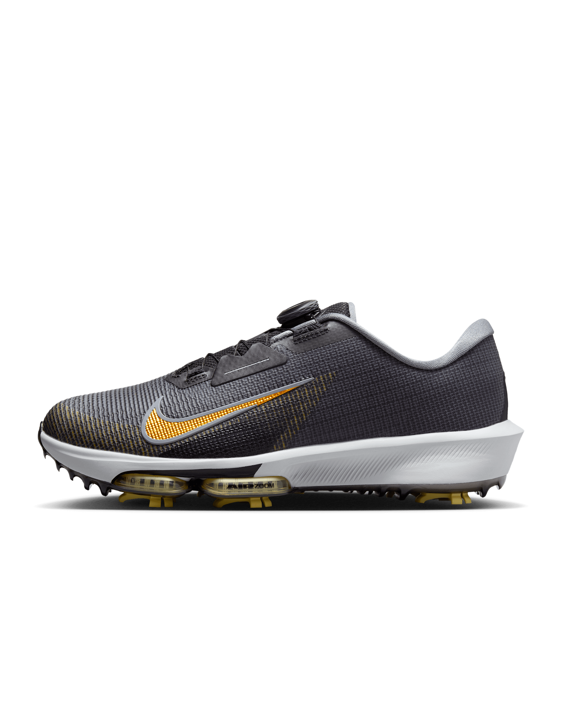 Nike Infinity Tour BOA 2 Golf Shoes (Wide) - Black/Cool Grey/Pure Platinum/Infinite Gold