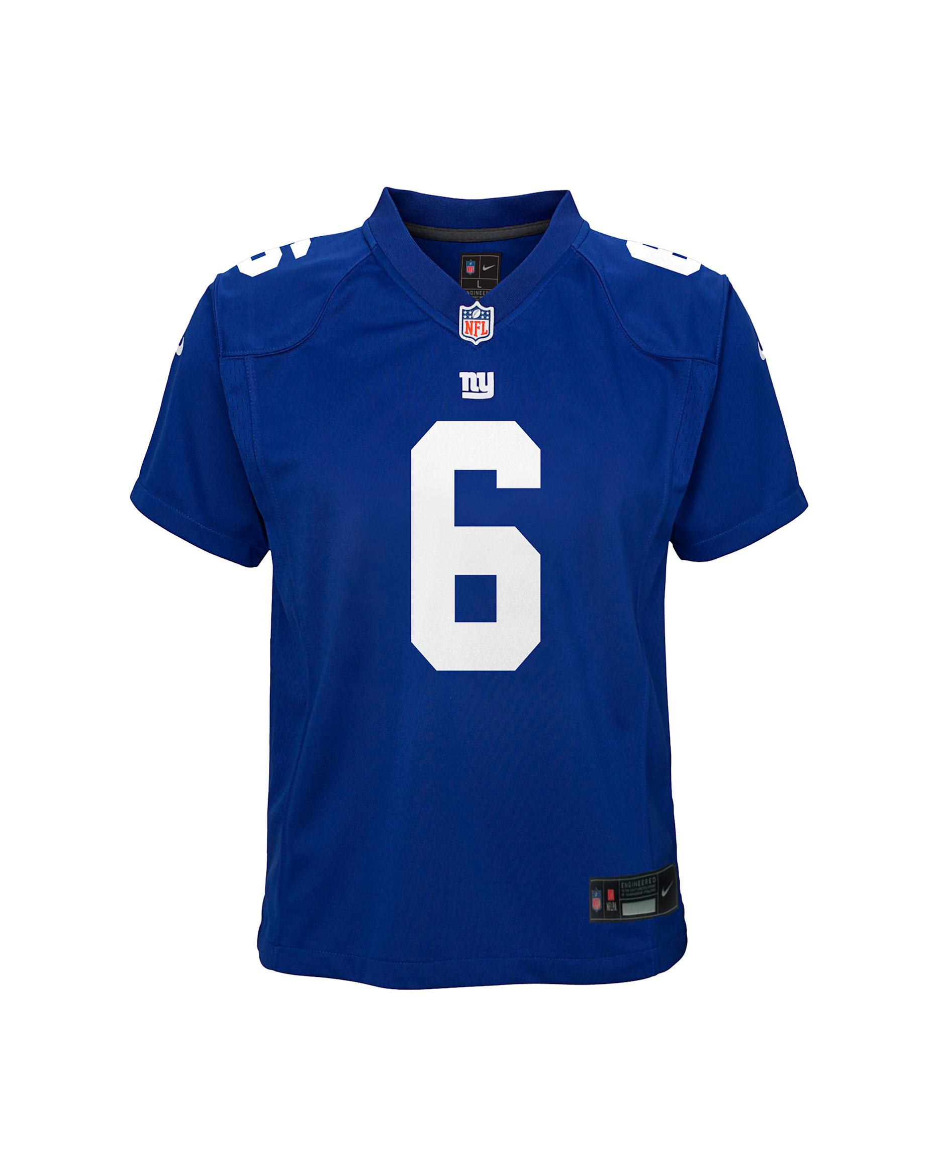 Jaxson Dart New York Giants 2025 NFL Draft First Round Pick Big Kids' Nike NFL Game Jersey - Royal
