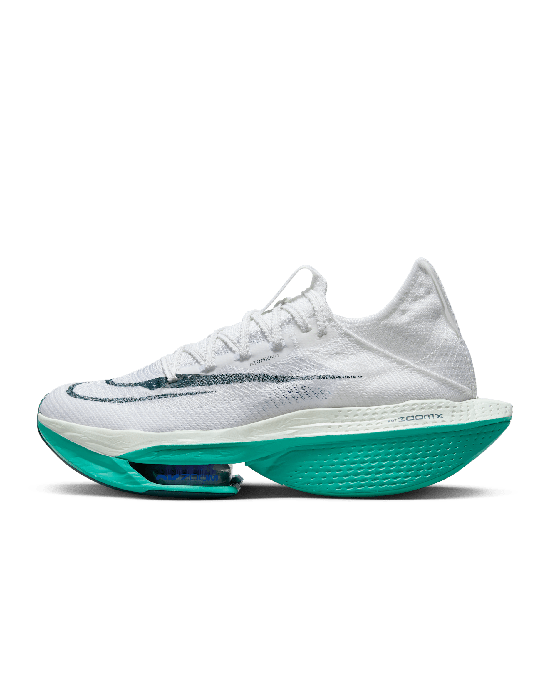 Nike Alphafly 2 Women's Road Racing Shoes - White/Clear Jade/Light Ultramarine/Deep Jungle