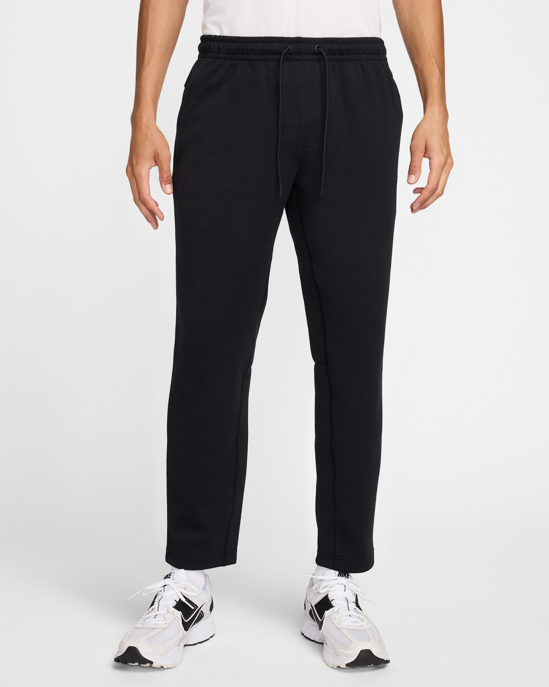 Nike Primary Fleece Men's Dri-FIT UV Tapered Performance Pants - Black/Black