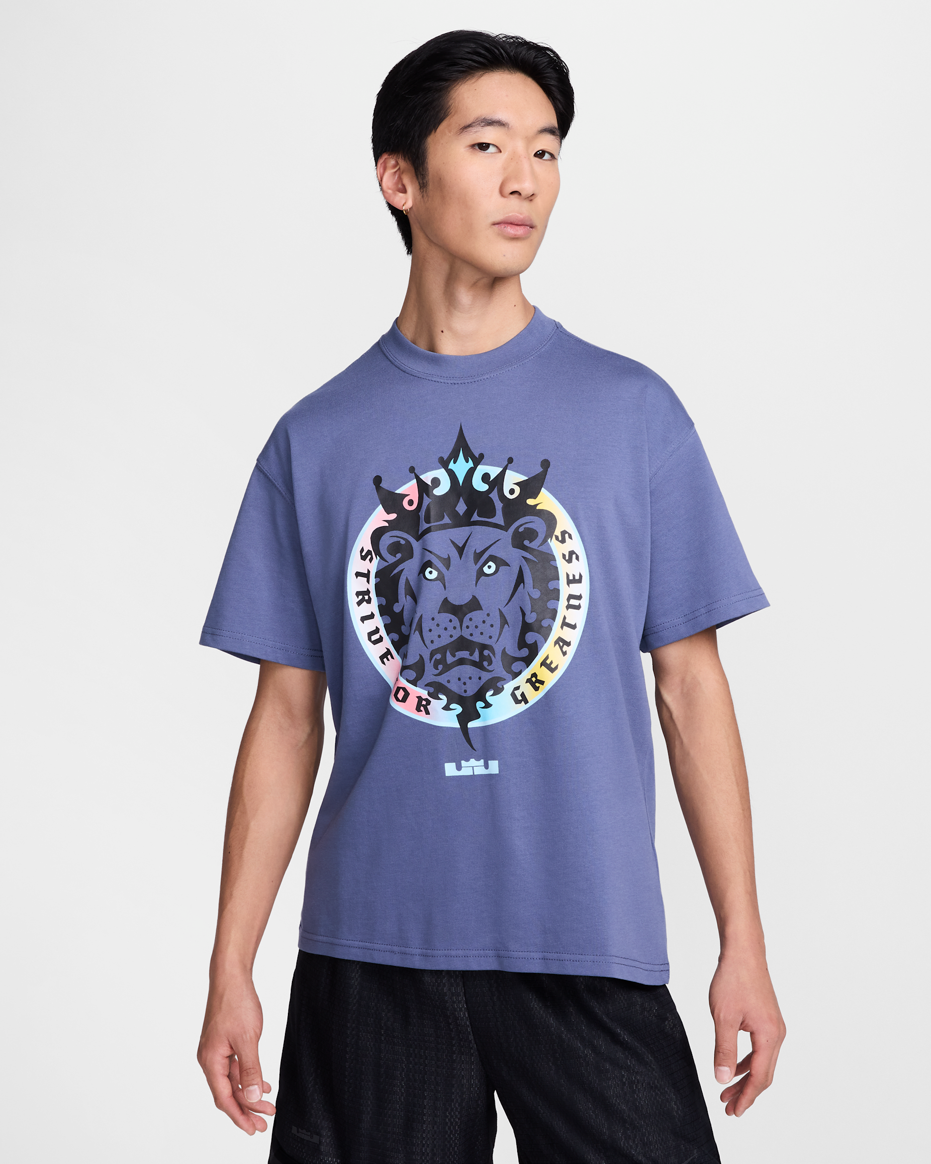 LeBron Men's Max90 Basketball T-Shirt - Diffused Blue