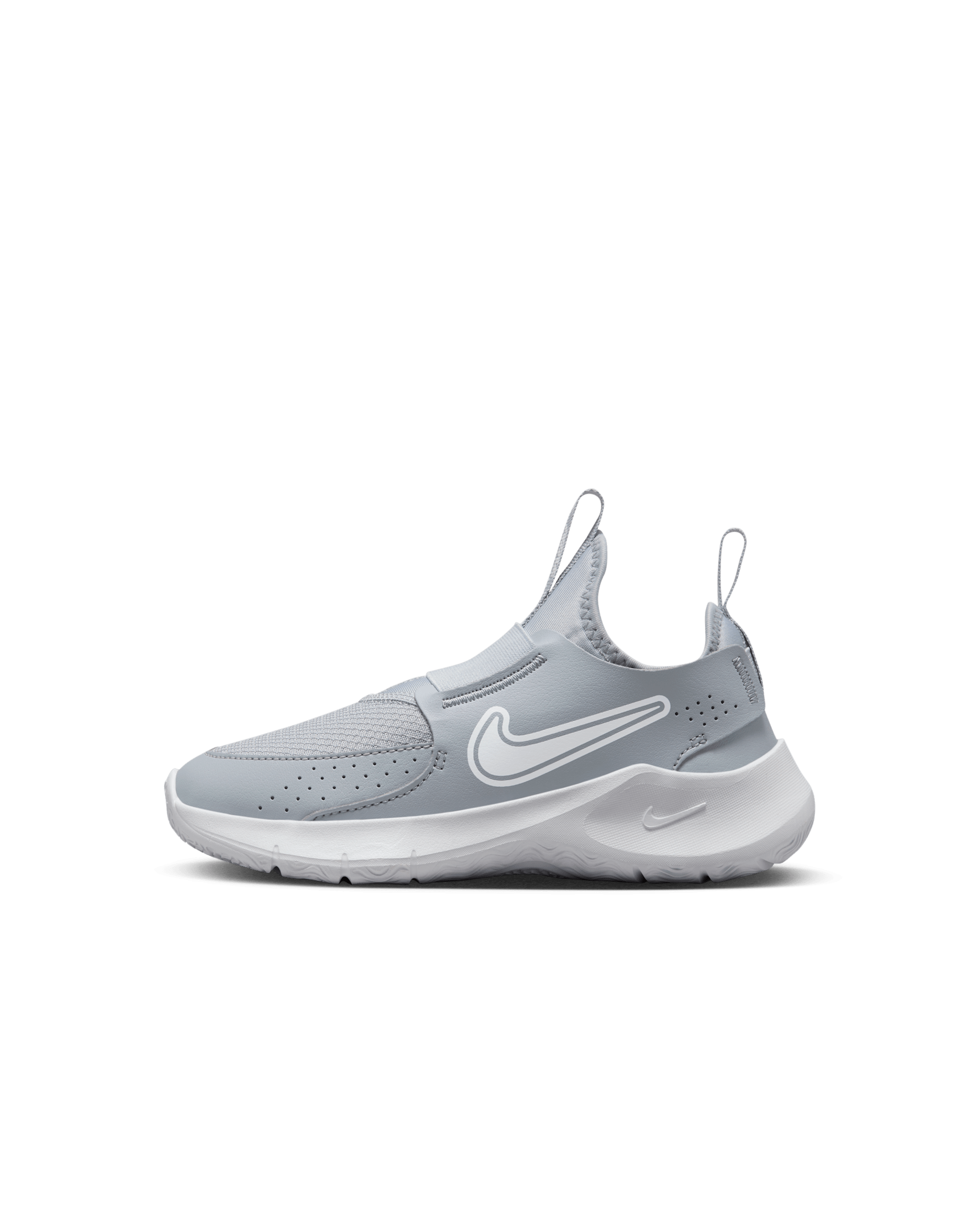 Nike Flex Runner 3 Younger Kids' Shoes - Wolf Grey/White