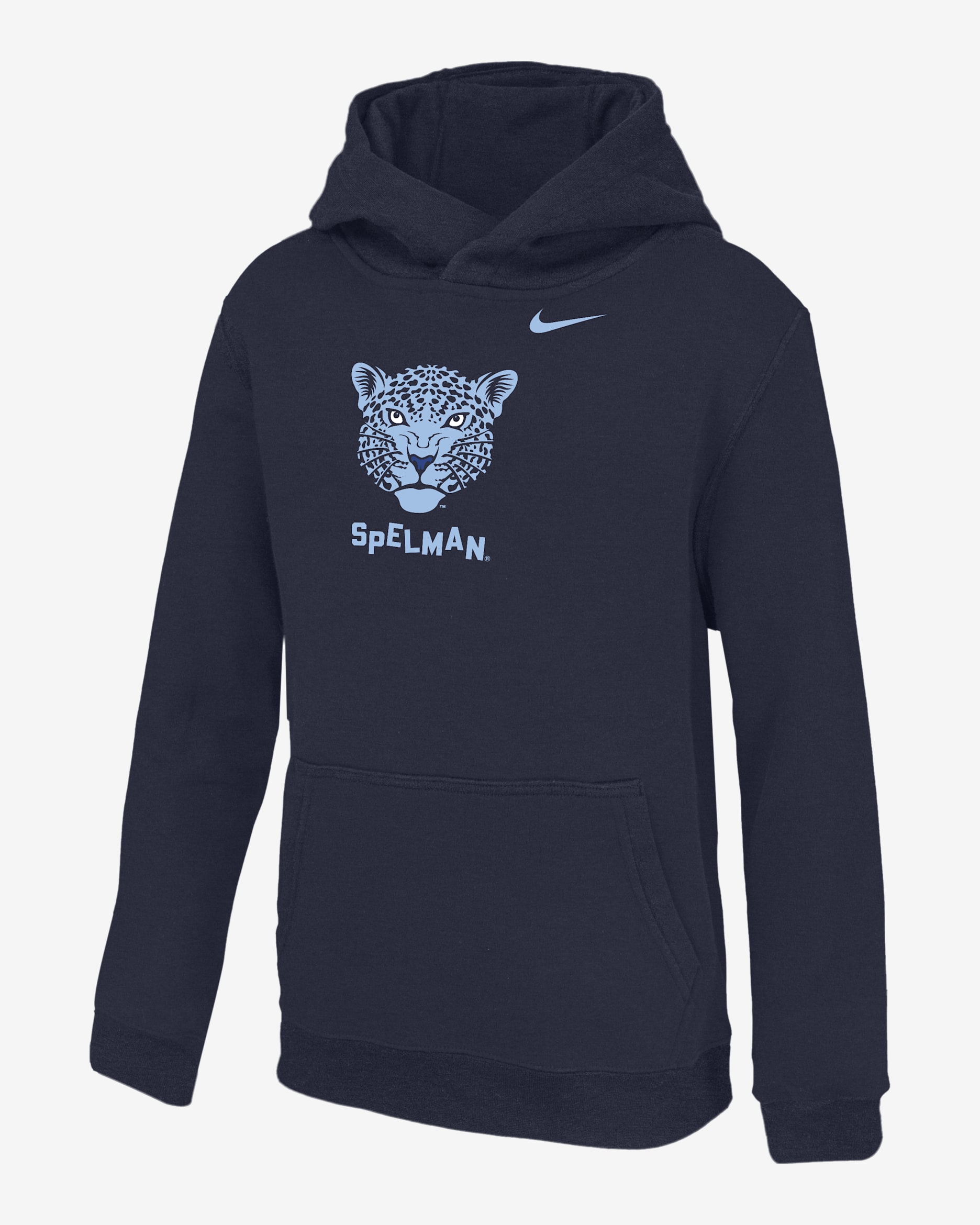 Spelman College Club Fleece Big Kids' Nike College Hoodie - Navy