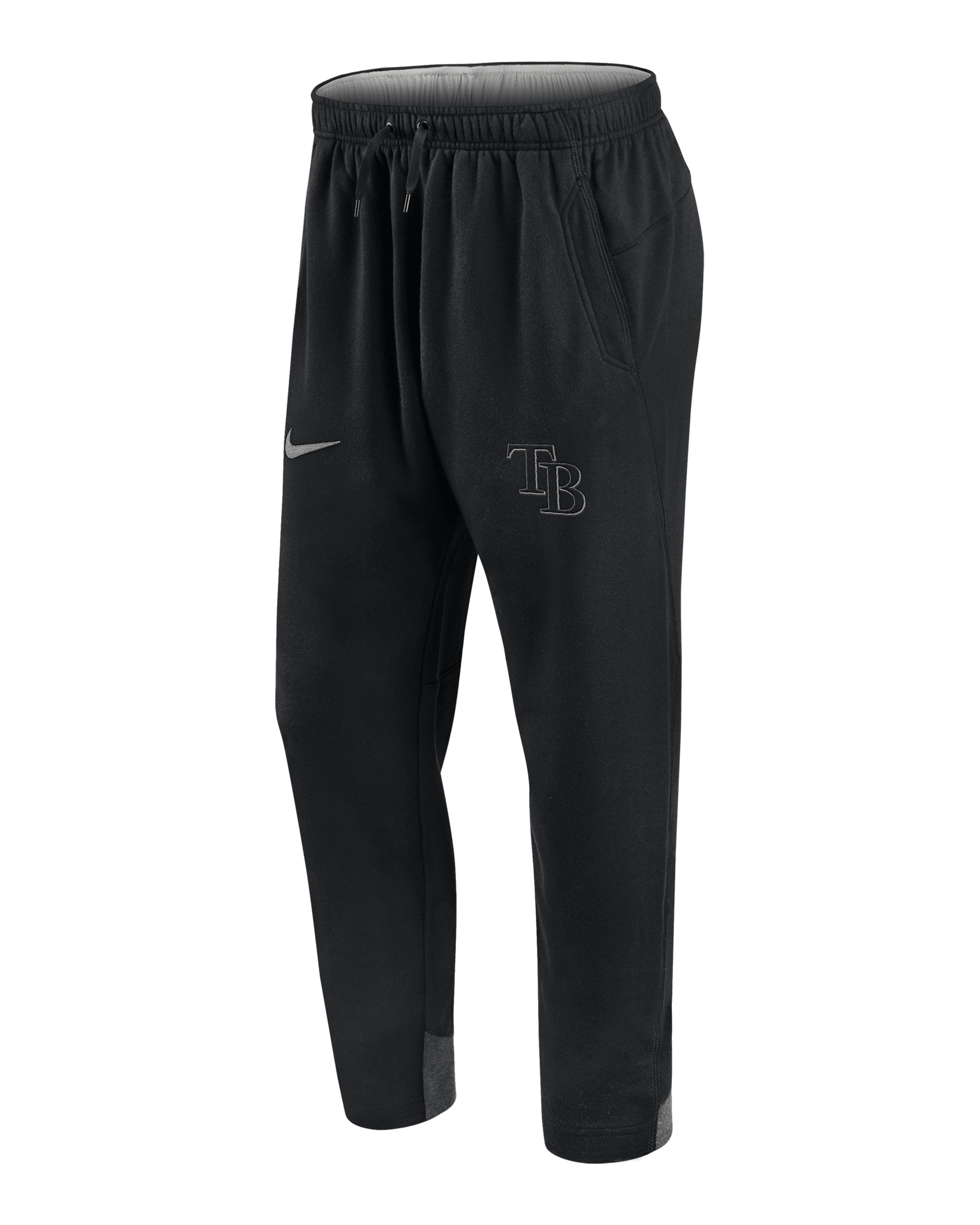 Joggers Nike Dri-FIT de la MLB para hombre Tampa Bay Rays Authentic Collection Flux - Negro