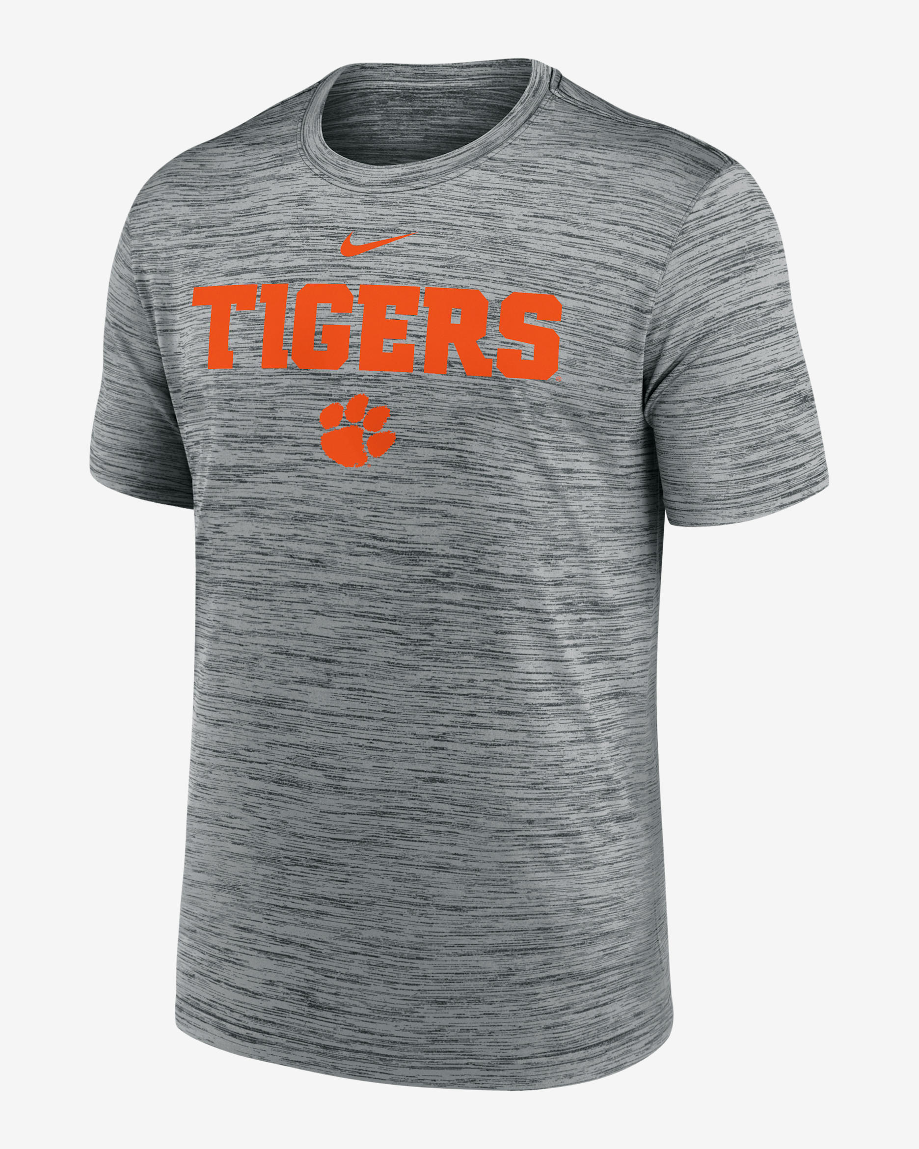Clemson Sideline Velocity Men's Nike Dri-FIT College T-Shirt - Dark Grey Heather