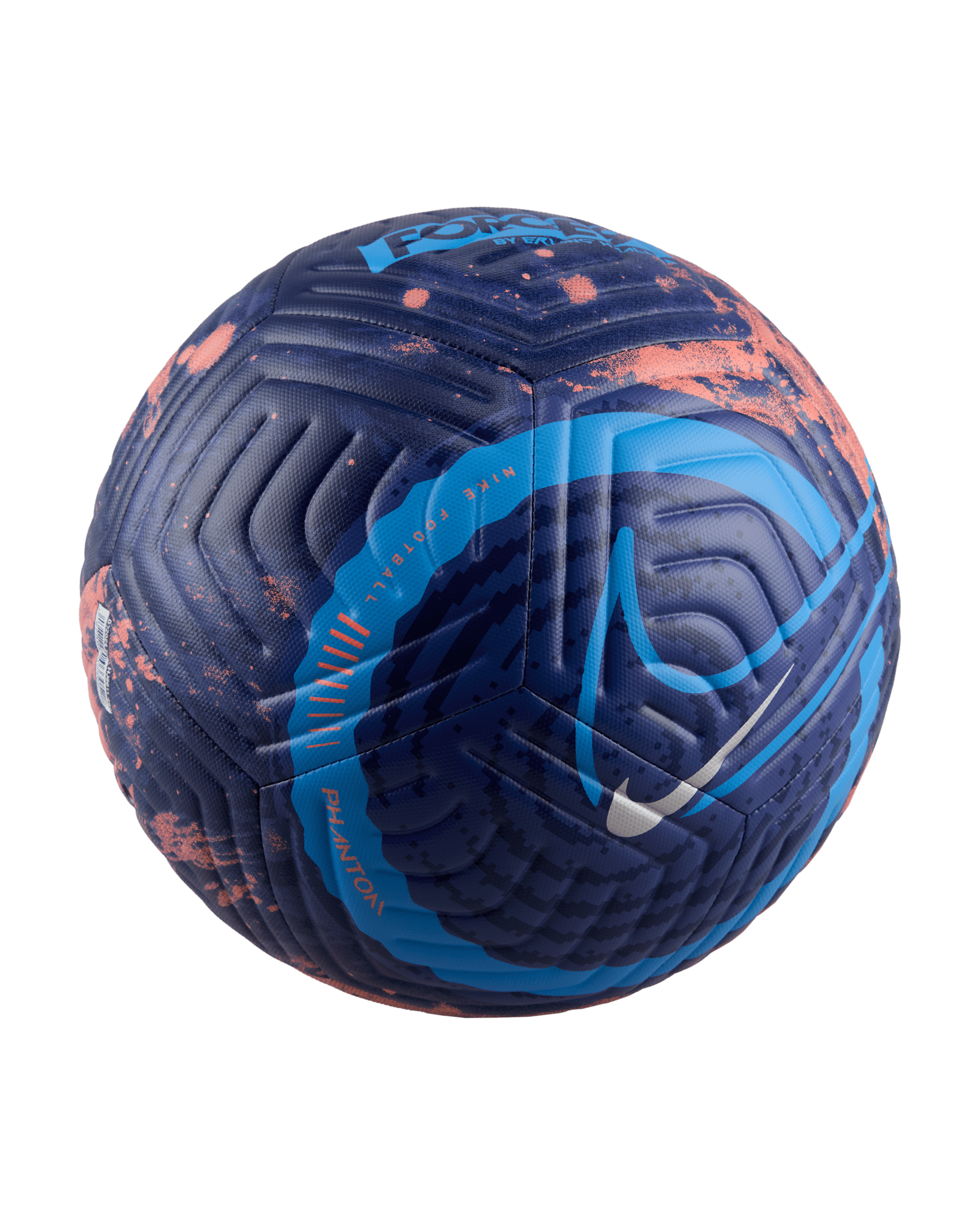 엘링 홀란드 아카데미 나이키 축구공 - 블루 보이드/오렌지 펄스/유니버시티 블루
