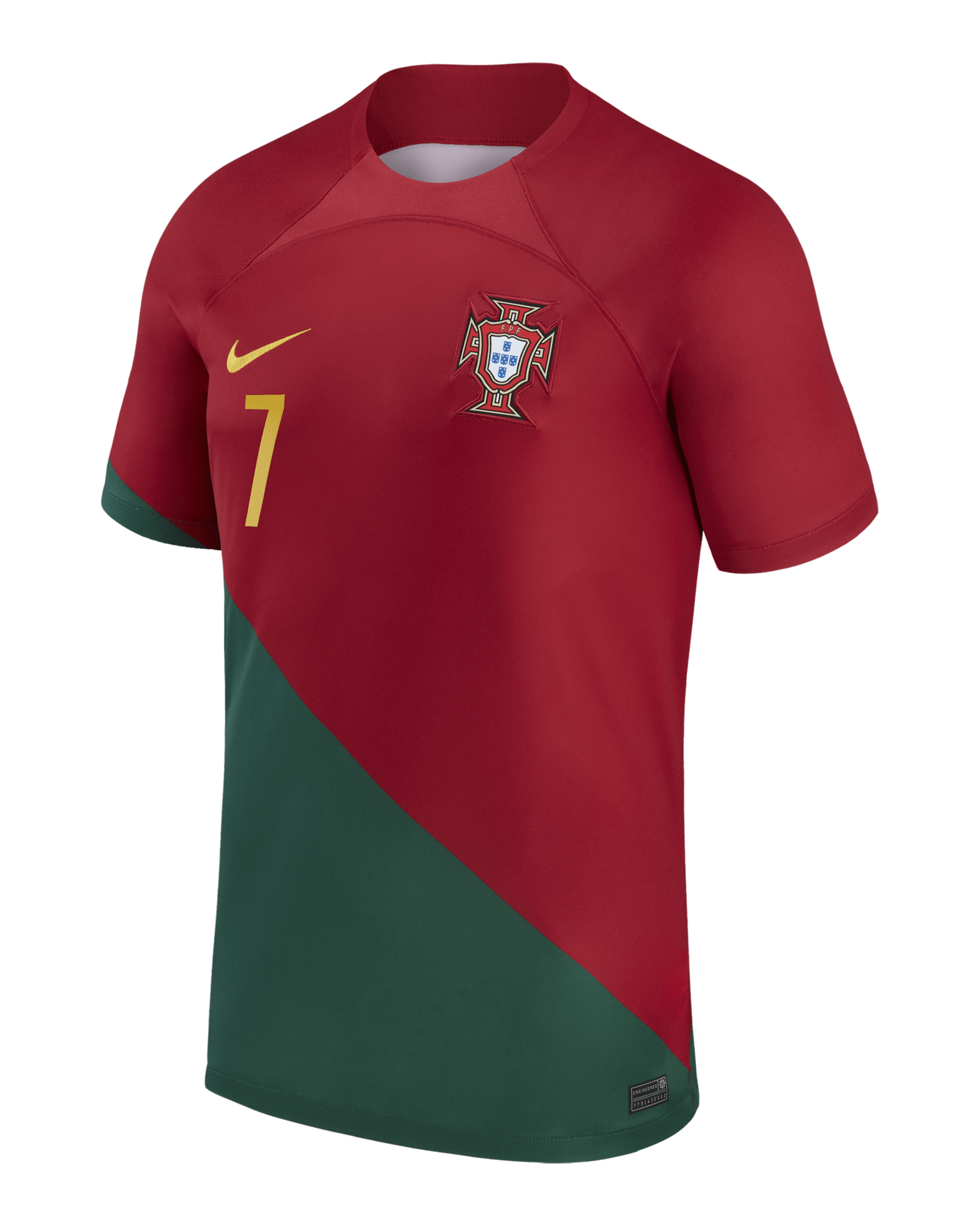 Portugal National Team 2022/23 Stadium Home (Cristiano Ronaldo) Men's Nike Dri-FIT Soccer Jersey - Red
