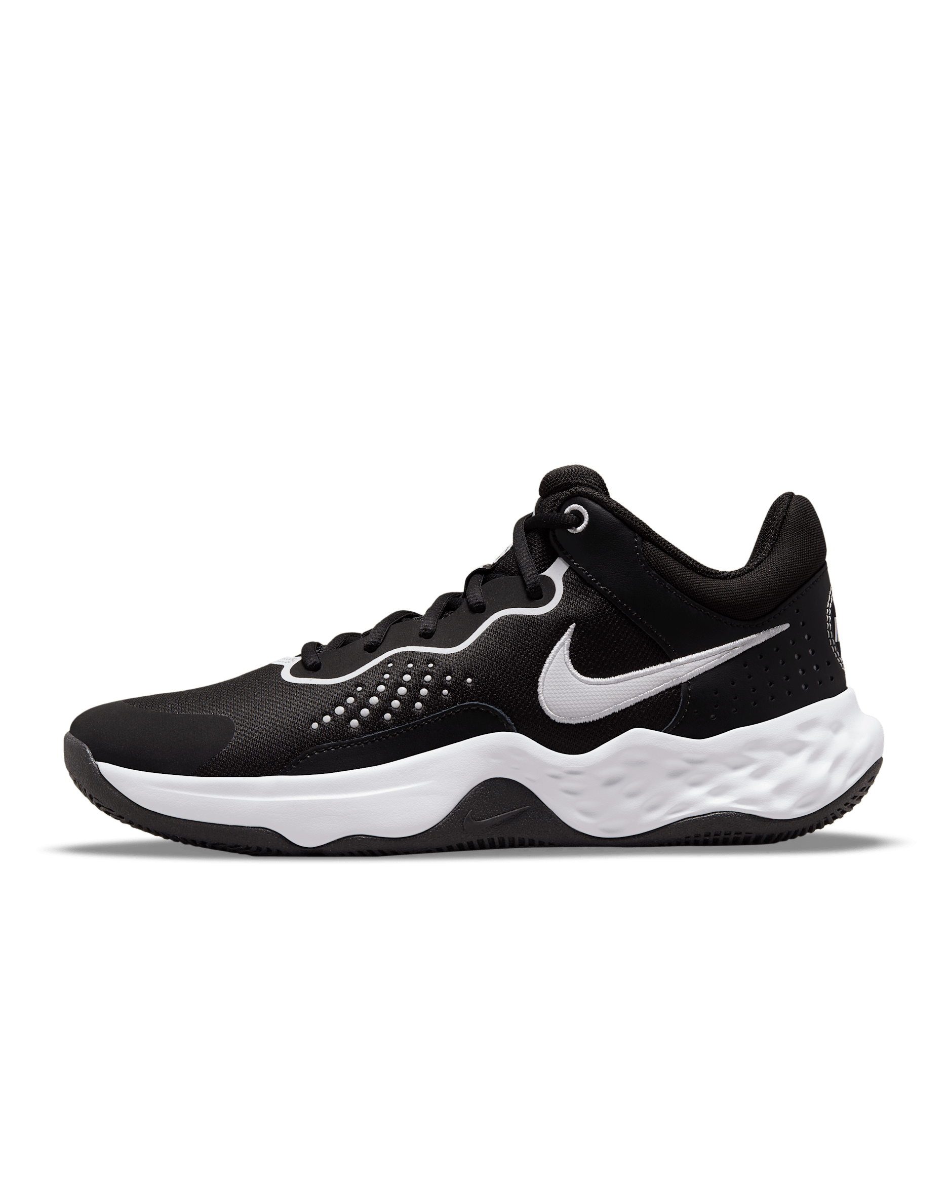 รองเท้าบาสเก็ตบอล Nike Fly.By Mid 3 - ดำ/ขาว