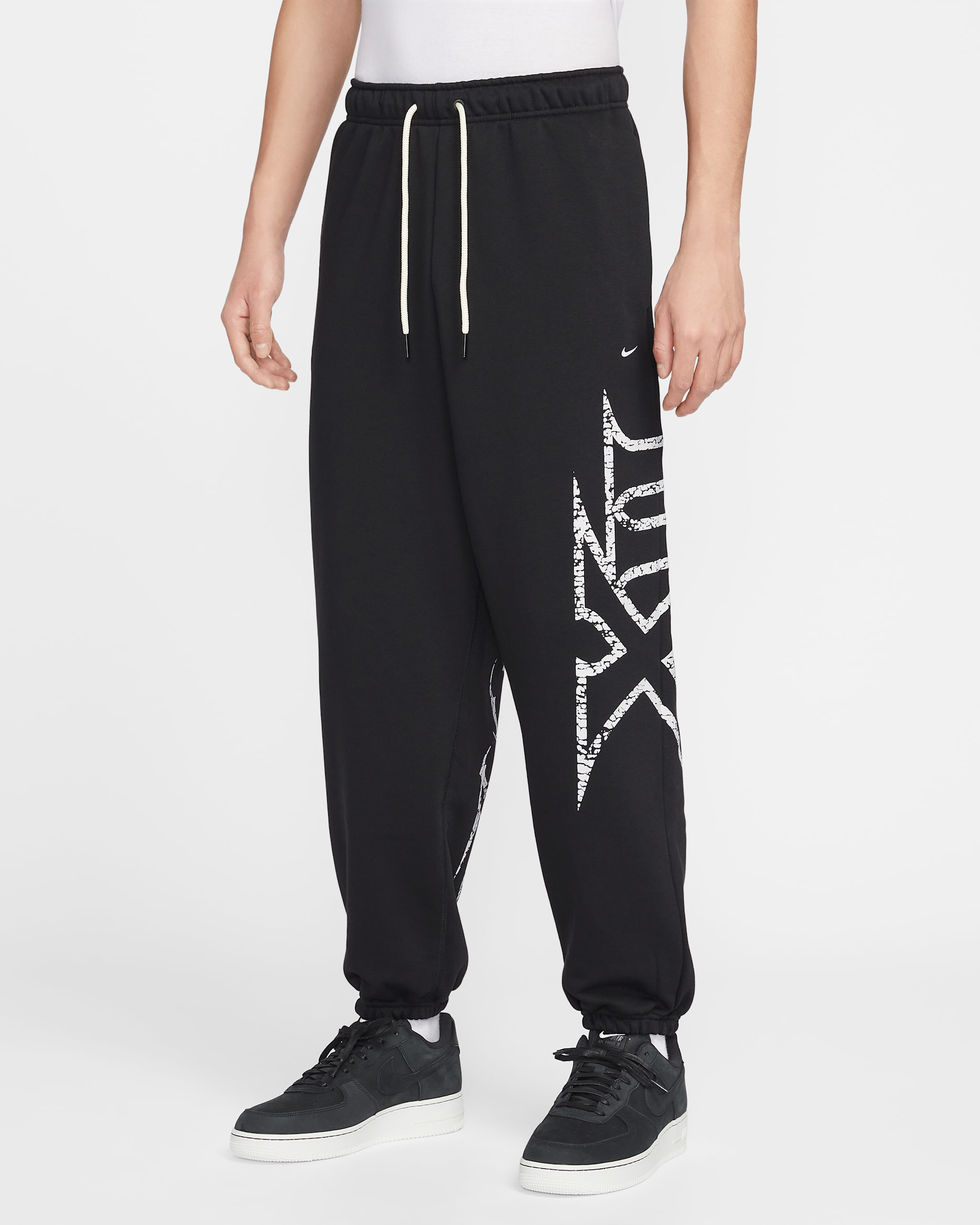 자 남성 써마 핏 농구 팬츠 - 블랙/배스트 그레이