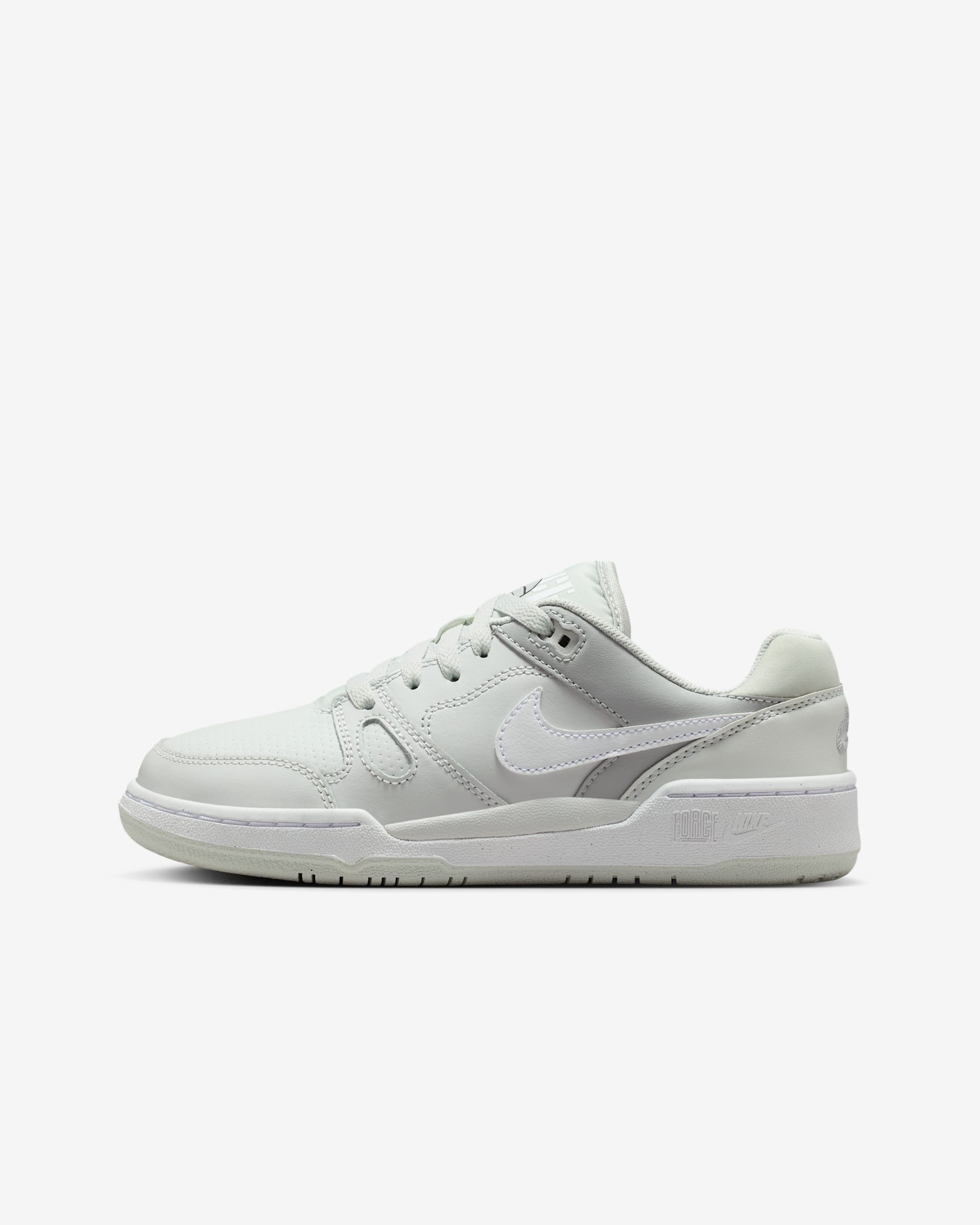 Nike Full Force Low Older Kids' Shoes - Photon Dust/Light Smoke Grey/Light Silver/White