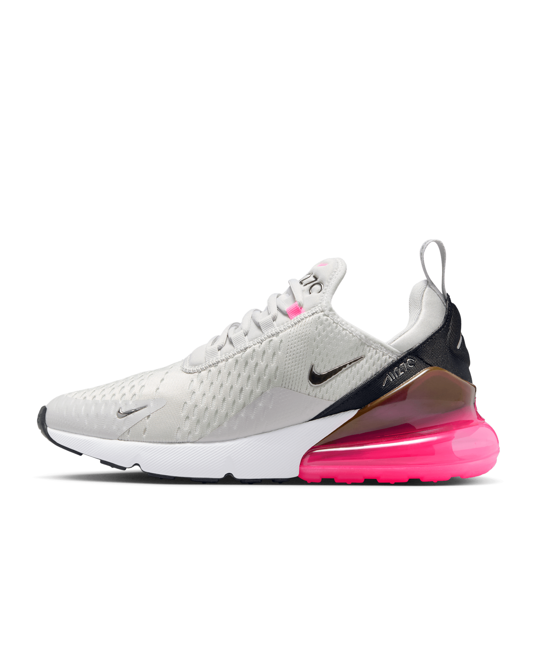 Nike Air Max 270 Women's Shoes - Photon Dust/Hyper Pink/White/Metallic Silver