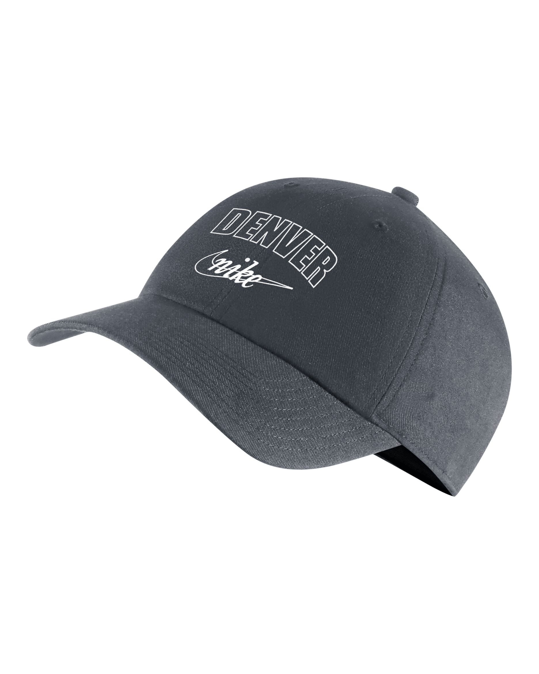 Denver Nuggets Heritage86 Nike NBA Adjustable Cap - Flint Grey