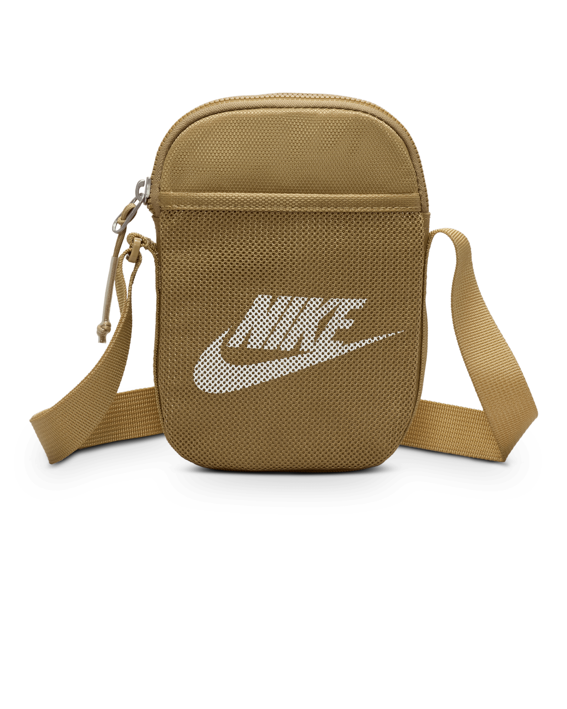 Bolsa bandolera (pequeña, 1 L) Nike Heritage - Beige paracaídas/Beige paracaídas/Blanco cumbre