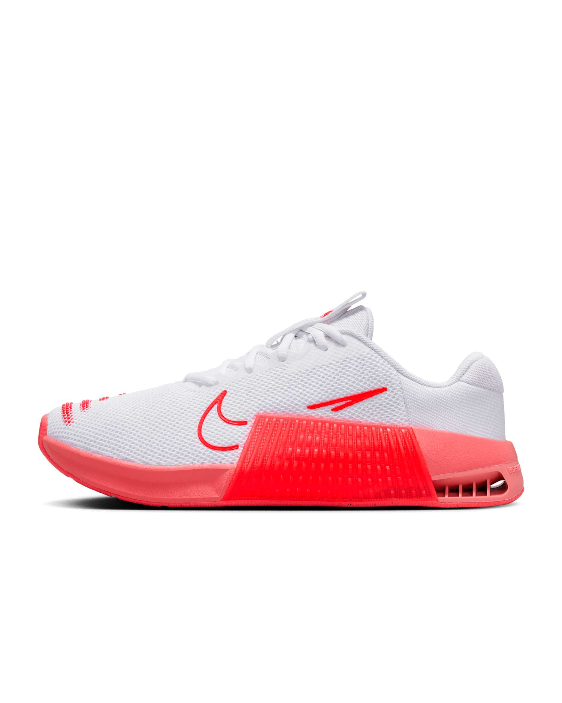 Tenis de entrenamiento para mujer Nike Metcon 9 - Blanco/Brasa mágica/Blanco cumbre/Carmesí brillante