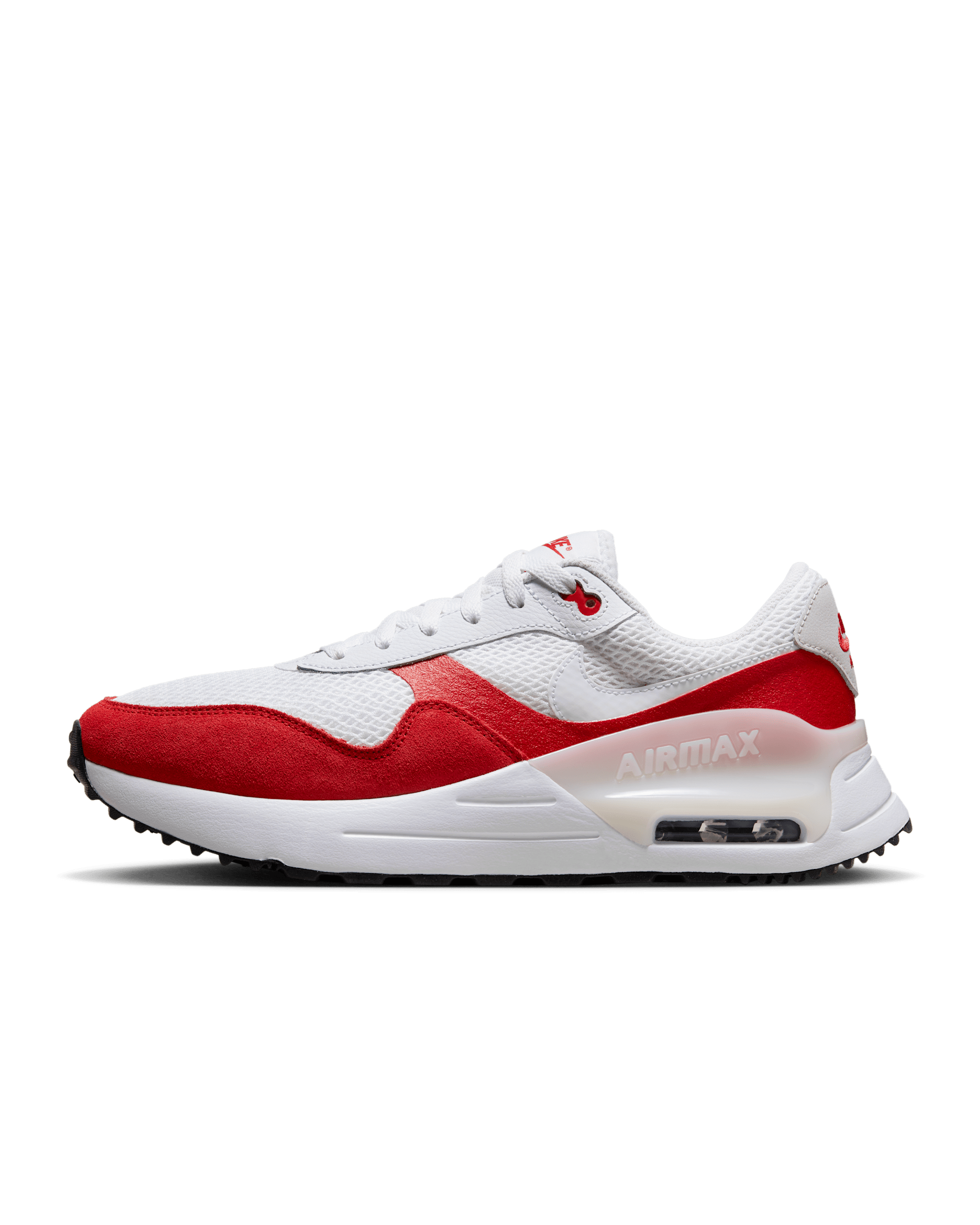 Nike Air Max SYSTM Men's Shoes - White/University Red/Photon Dust/White
