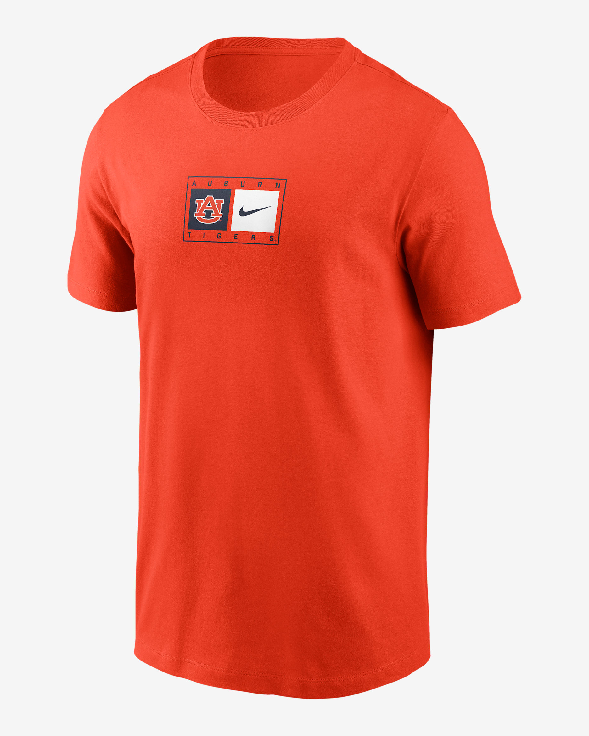 Auburn Campus Logo Swoosh Men's Nike College T-Shirt - Orange