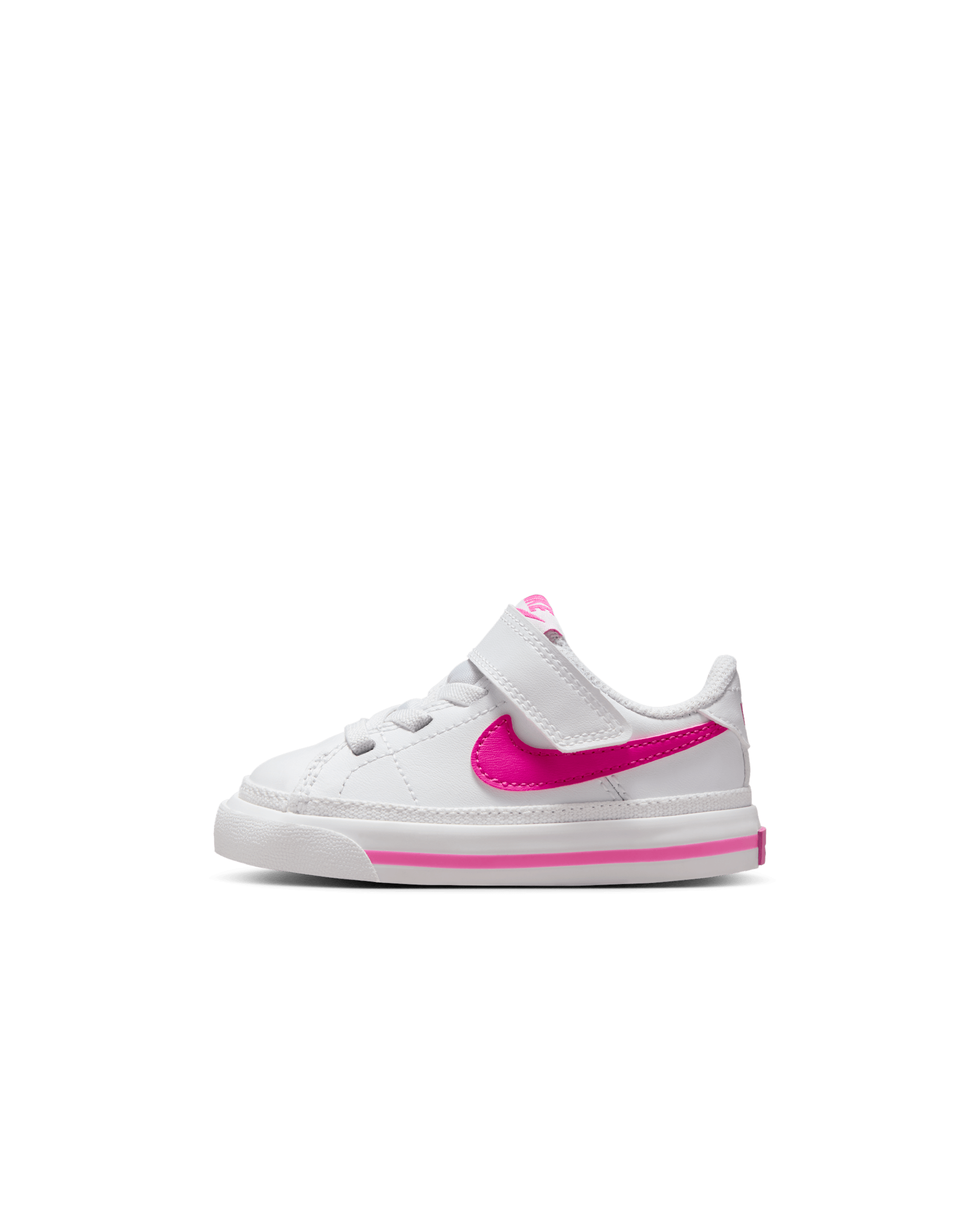 Nike Court Legacy Baby/Toddler Shoes - White/Laser Fuchsia