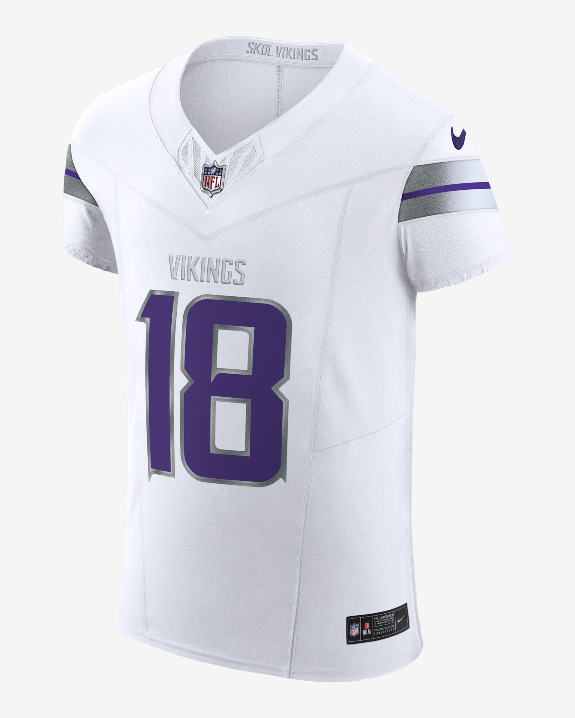 Justin Jefferson Minnesota Vikings Men's Nike Dri-FIT NFL Elite Football Jersey - White