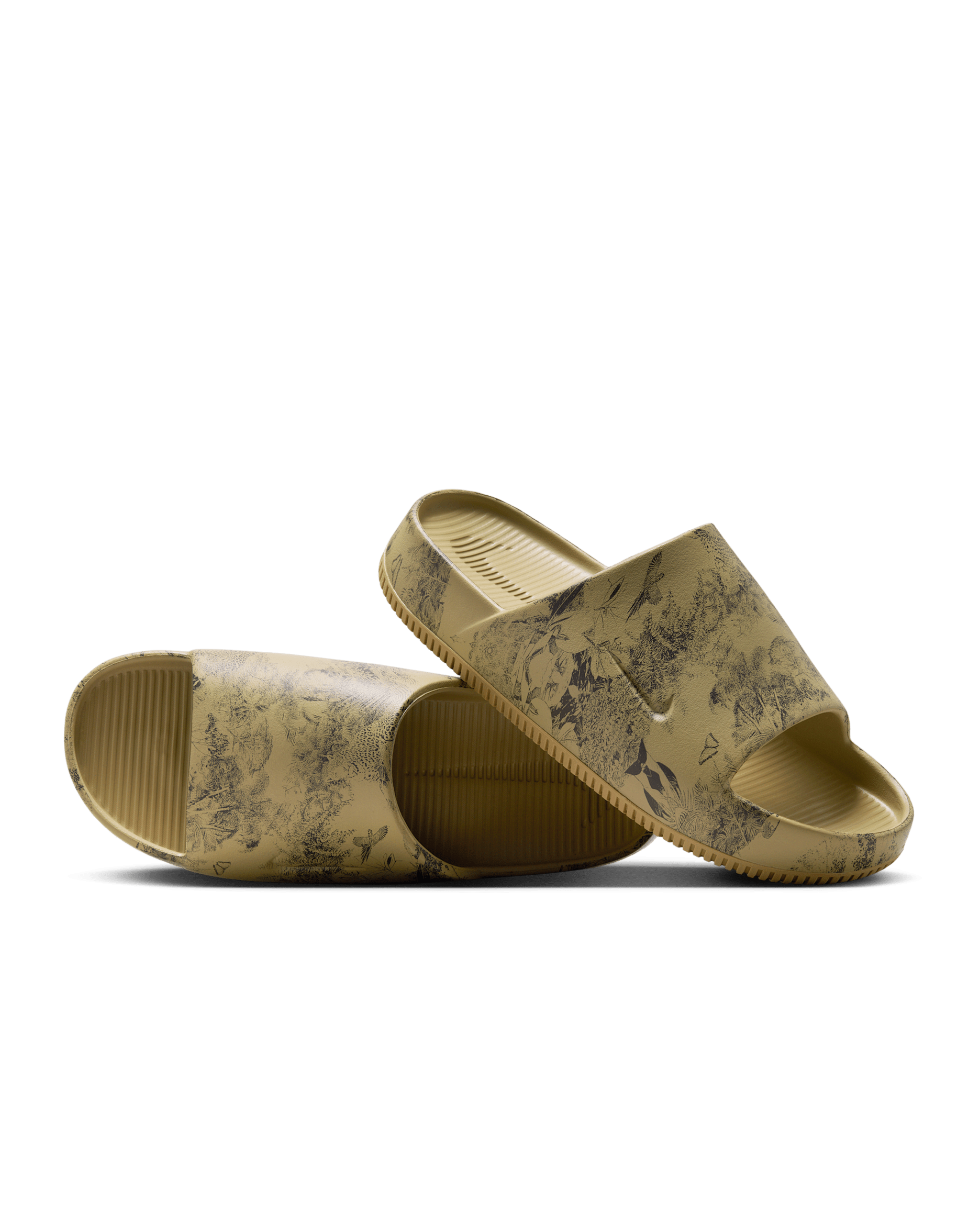 Chanclas para hombre Nike Calm Printed - Beige paracaídas/Antracita