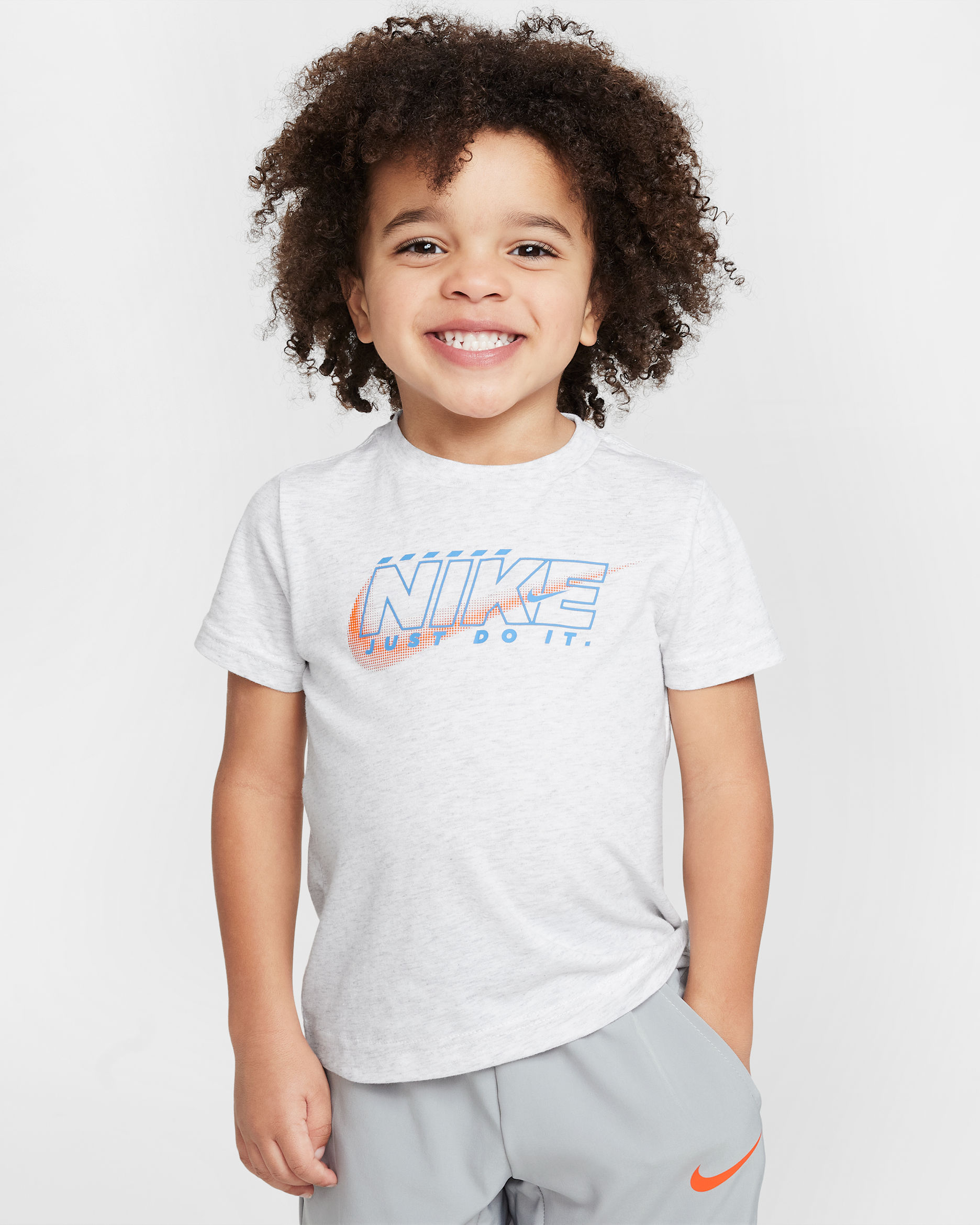 Playera Rush Nation infantil Nike - Abedul jaspeado