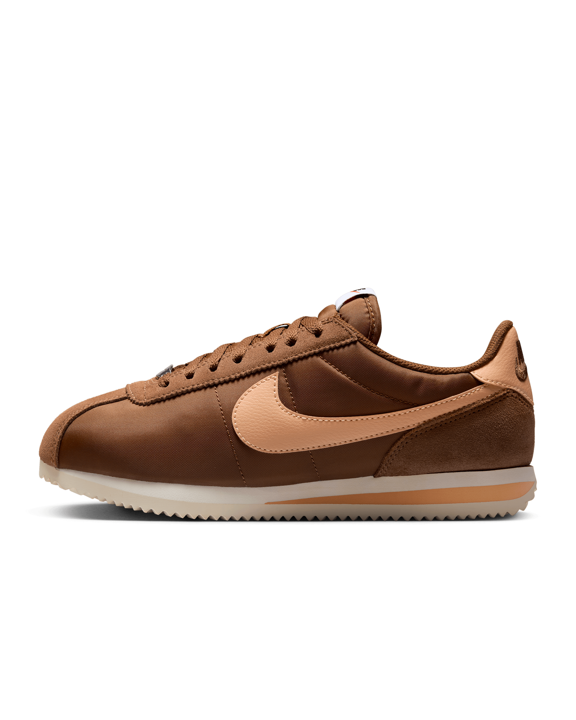 Nike Cortez Textile Shoes - Light British Tan/Sail/Orange Chalk