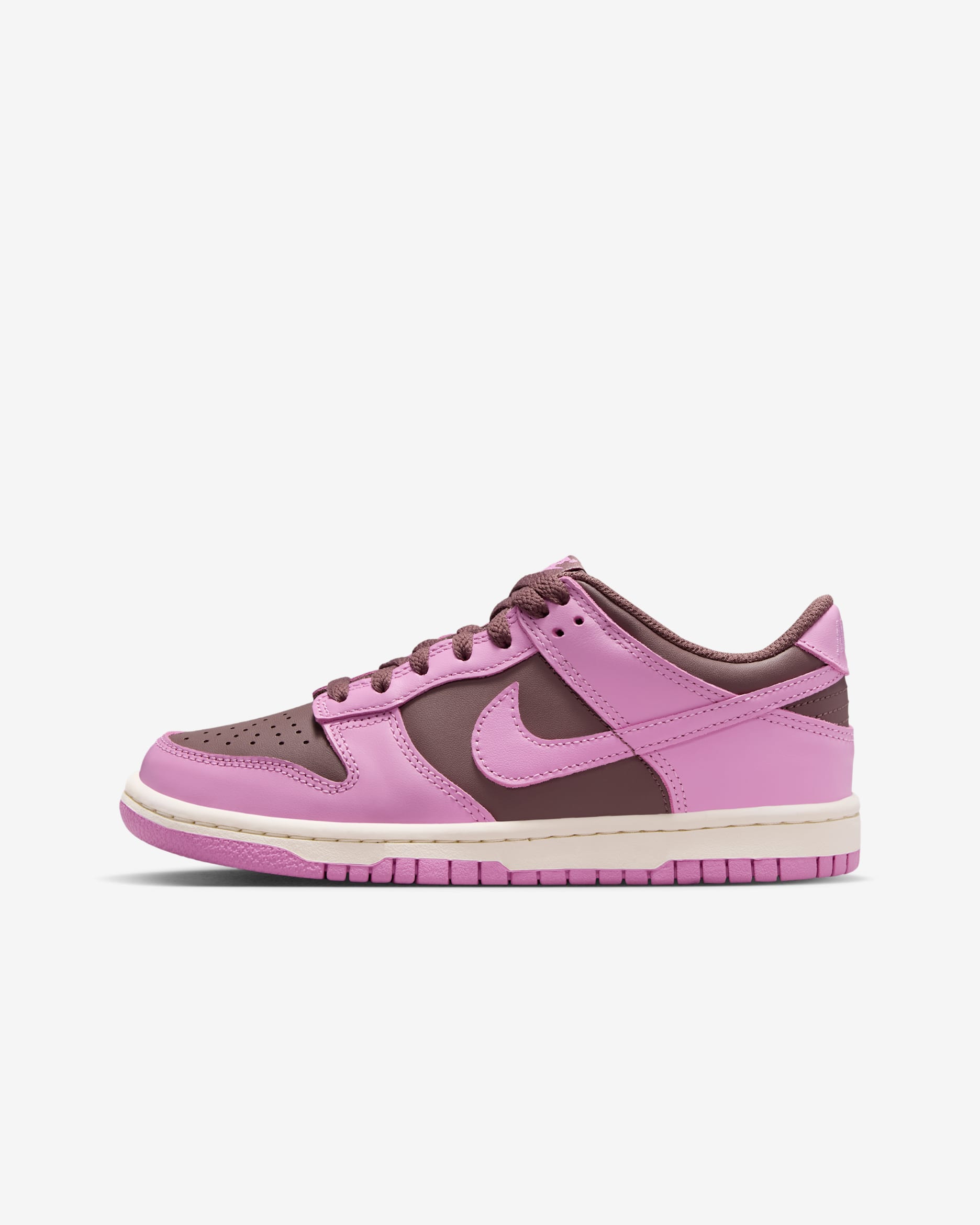 Nike Dunk Low Big Kids' Shoes - Tattoo/Pale Ivory/Light Magenta