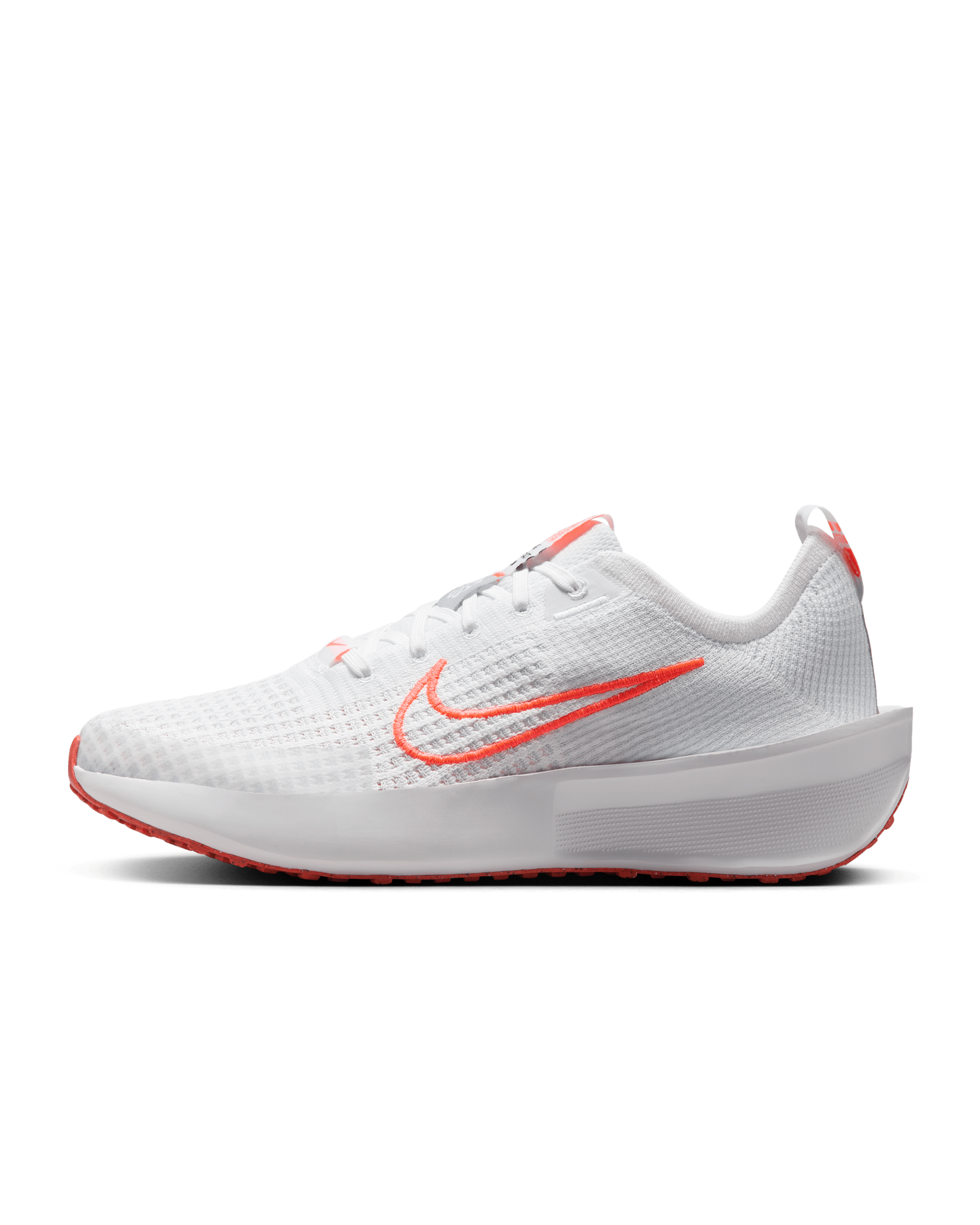 Nike Interact Run Women's Road Running Shoes - White/Pure Platinum/White/Bright Crimson